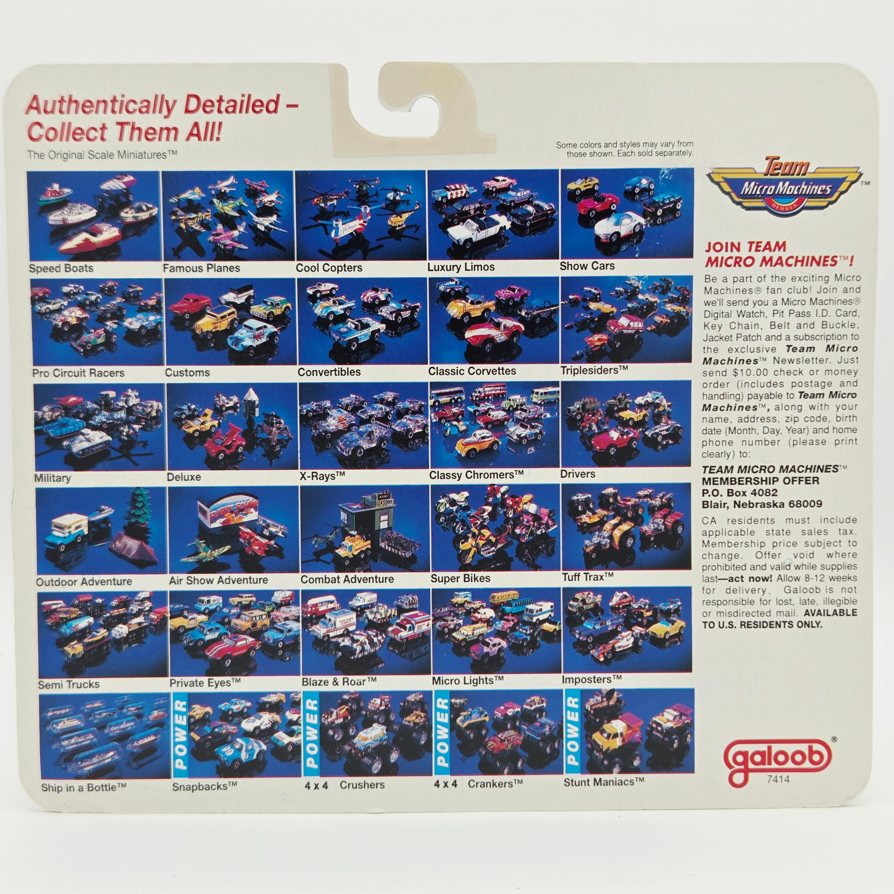 Galoob Micro Machines - Tuff Traks Collection #8 - Pulling Tractors Engler, Mission Impossible, Ohio Gold (1990 The Greatest Super Monster Vehicles!)