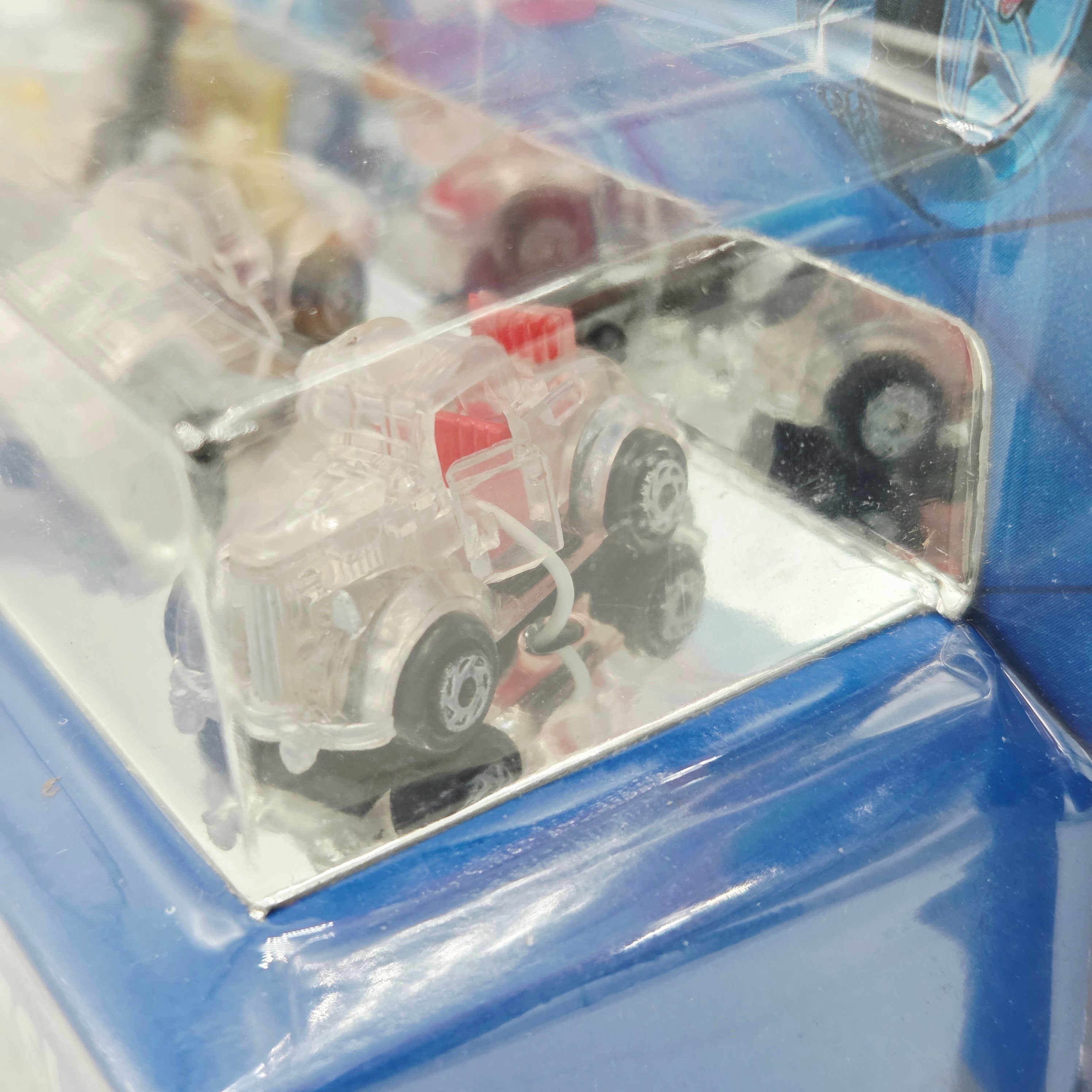 Galoob Micro Machines - X-Rays Collection #1 - Porsche, Lamborghini, Roadmaster (1990 See-Thru Vehicles & Moving Parts)
