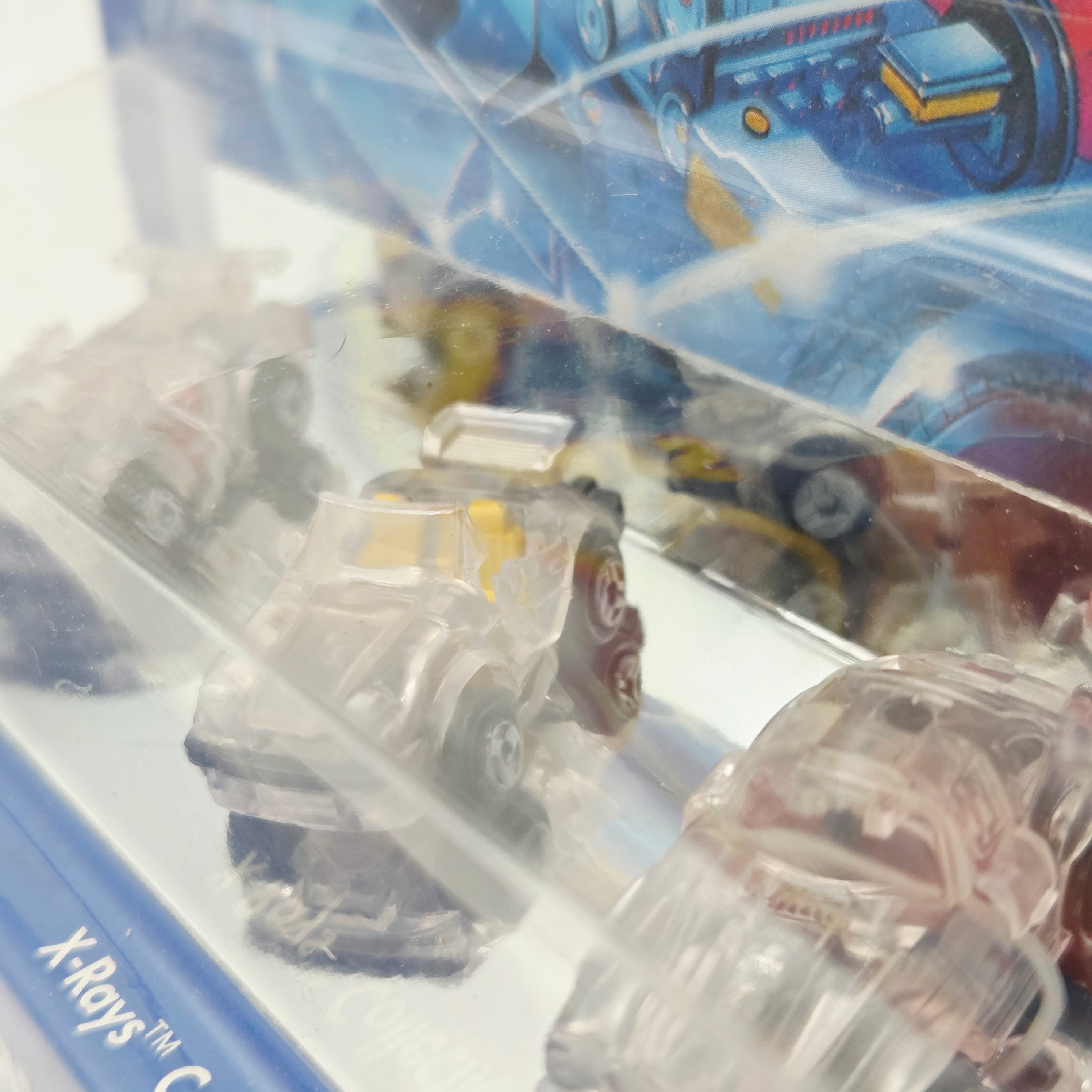 Galoob Micro Machines - X-Rays Collection #1 - Porsche, Lamborghini, Roadmaster (1990 See-Thru Vehicles & Moving Parts)