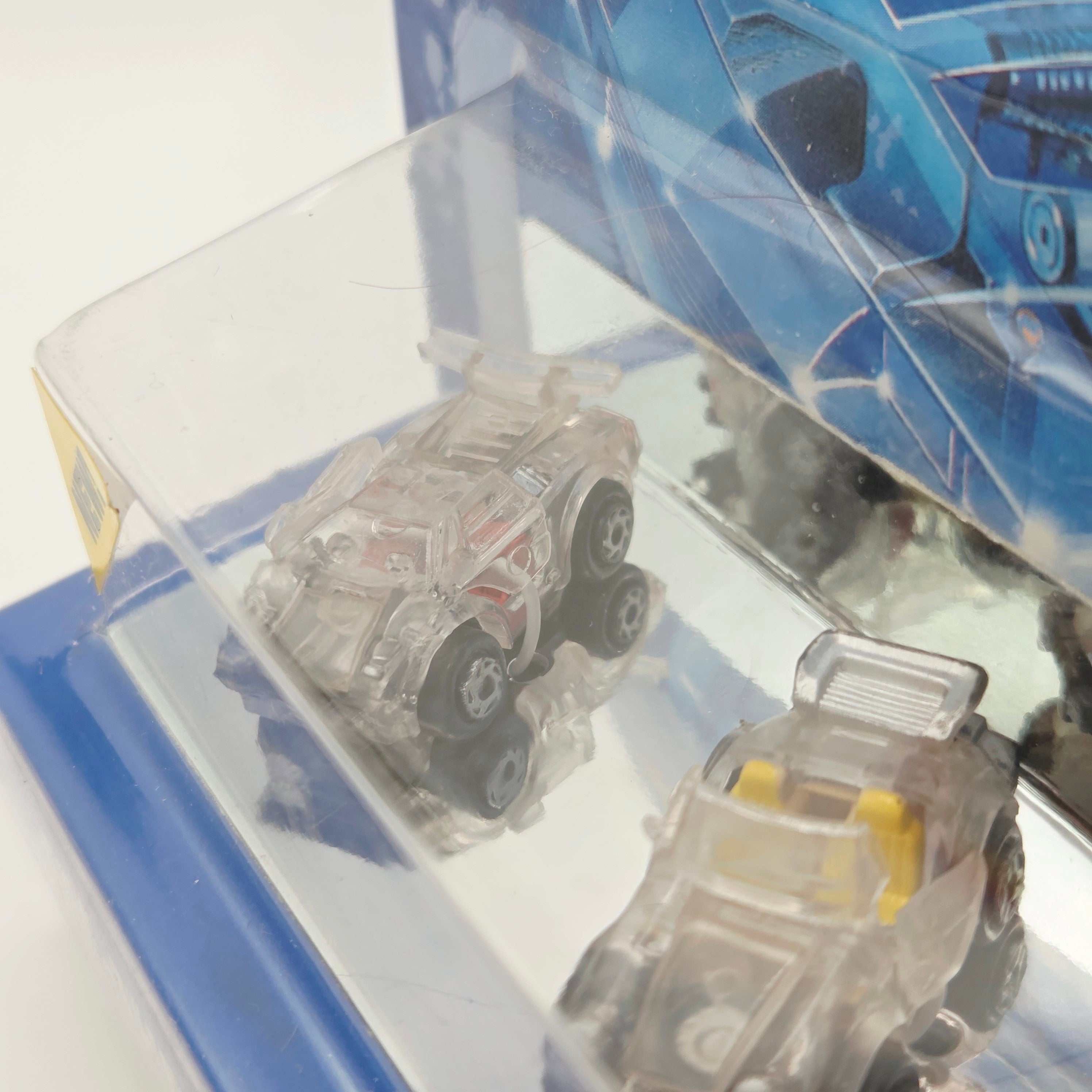 Galoob Micro Machines - X-Rays Collection #1 - Porsche, Lamborghini, Roadmaster (1990 See-Thru Vehicles & Moving Parts)