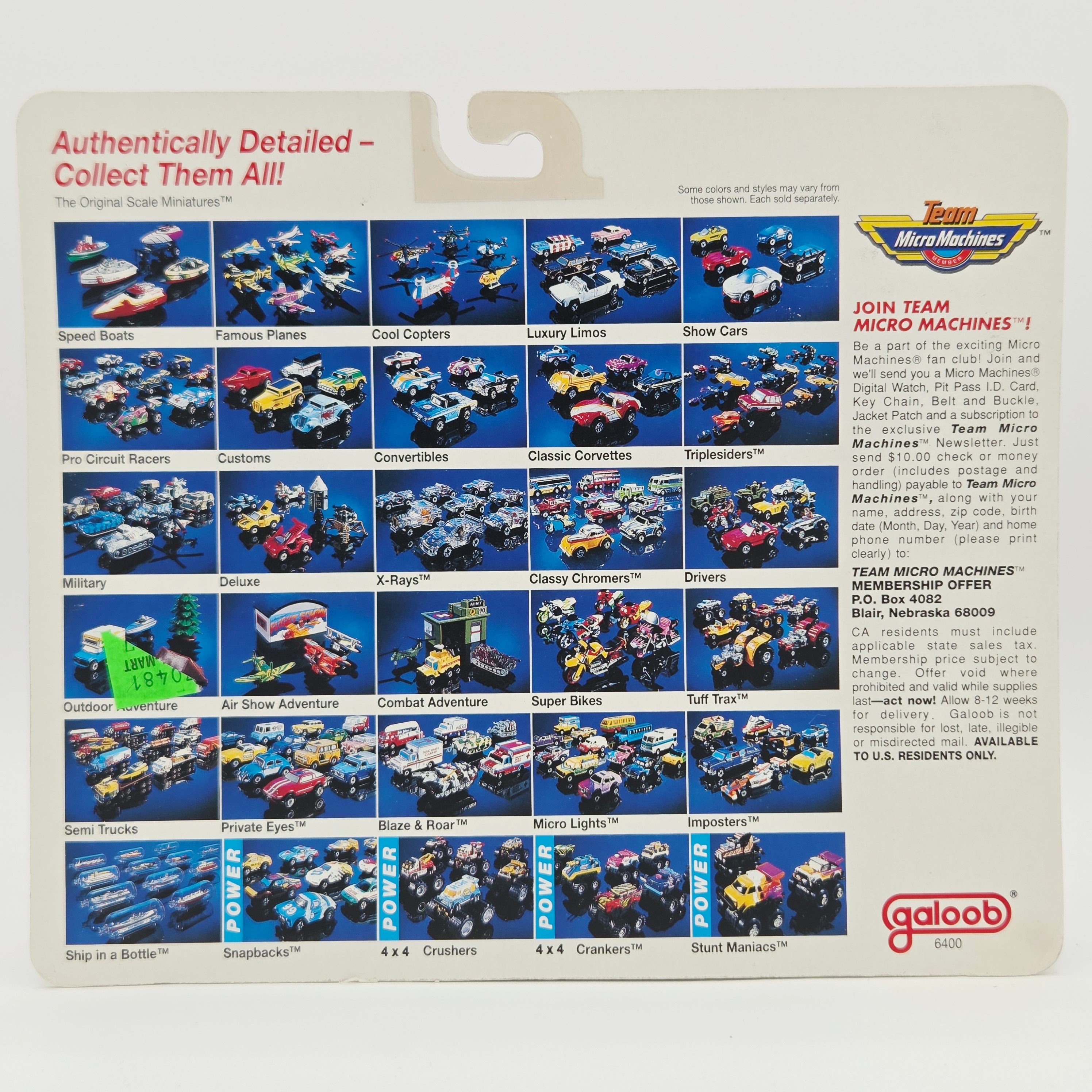 Galoob Micro Machines - X-Rays Collection #1 - Porsche, Lamborghini, Roadmaster (1990 See-Thru Vehicles & Moving Parts)