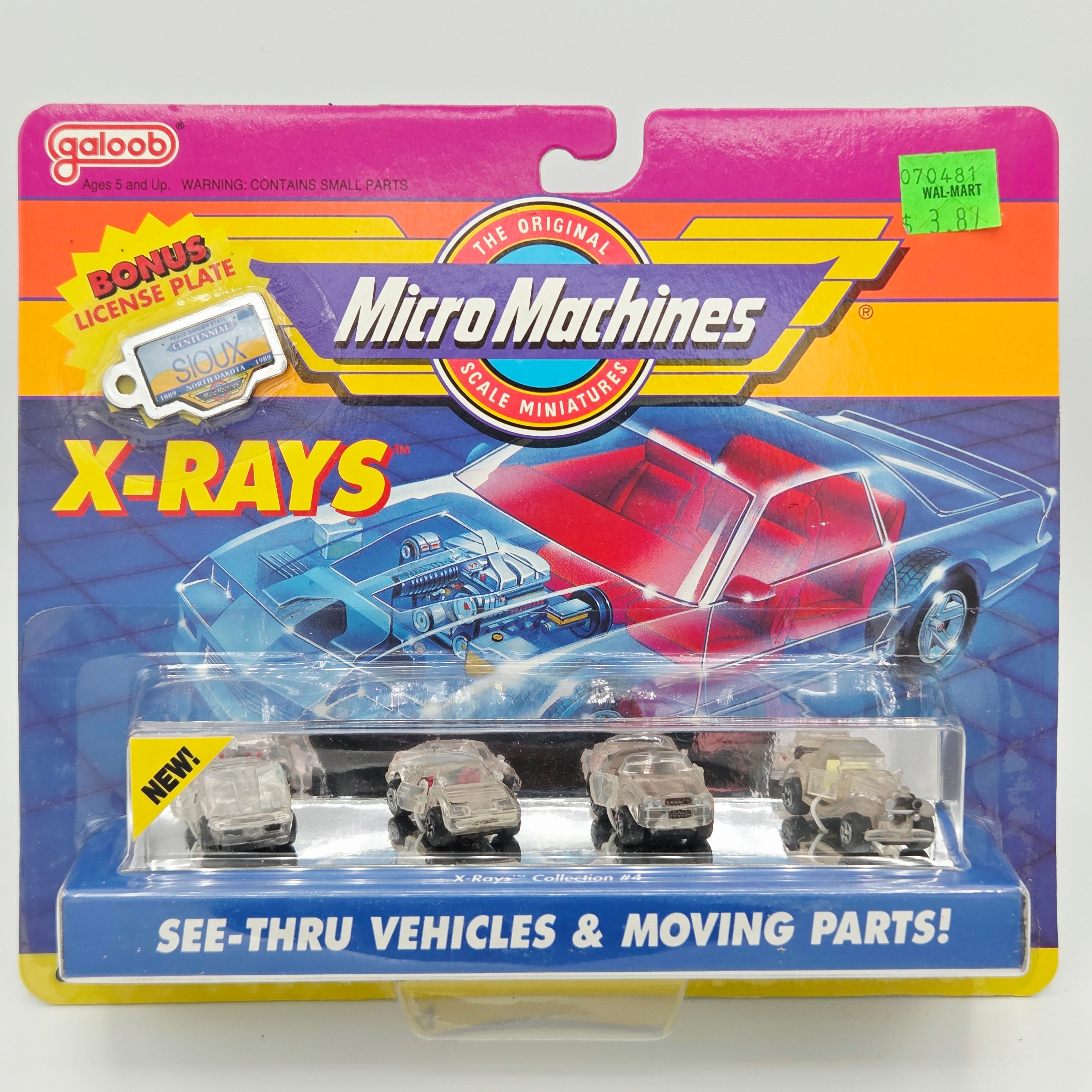 Galoob Micro Machines - X-Rays Collection #2 - Ferrari, Camaro, Dusenberg (1990 See-Thru Vehicles & Moving Parts)