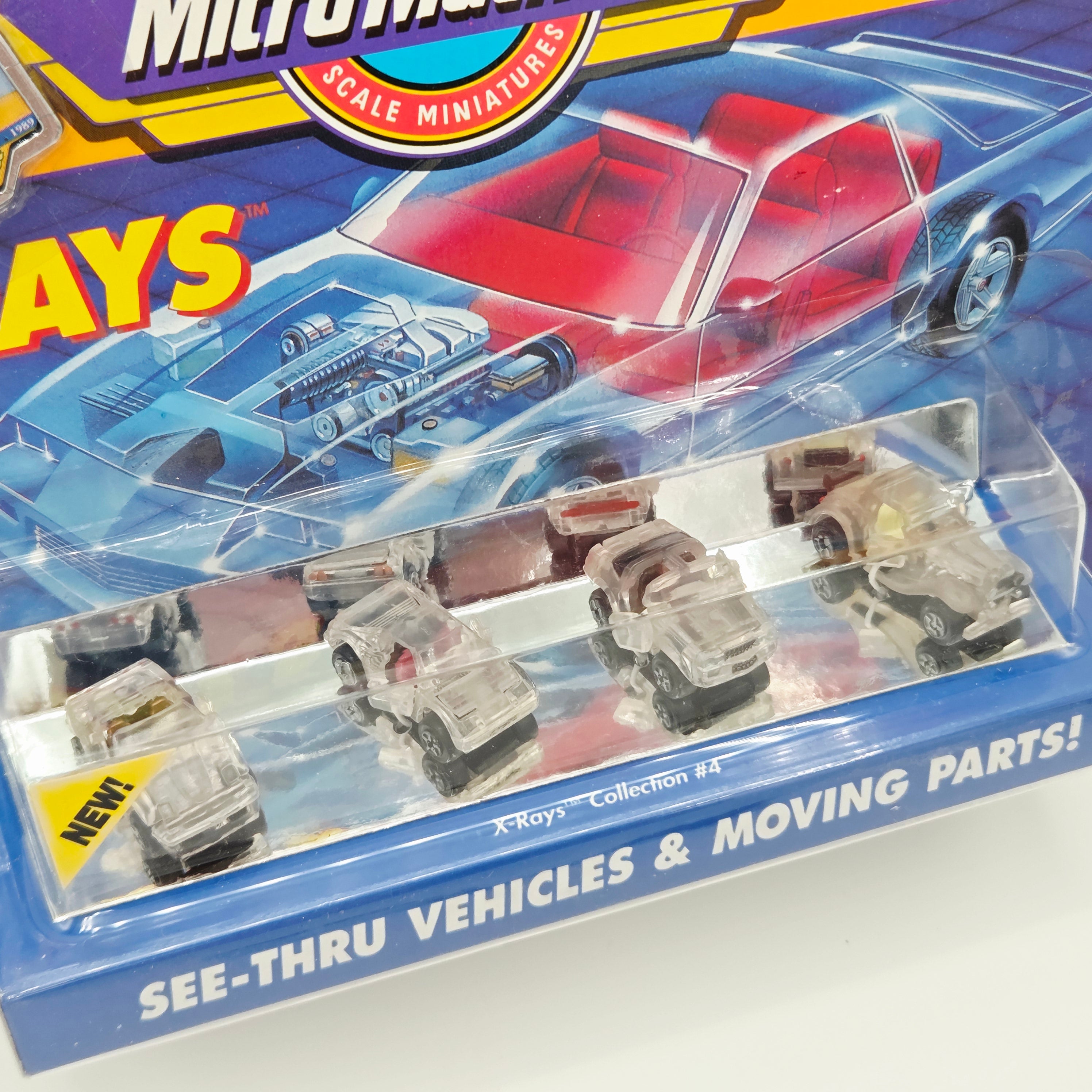 Galoob Micro Machines - X-Rays Collection #2 - Ferrari, Camaro, Dusenberg (1990 See-Thru Vehicles & Moving Parts)