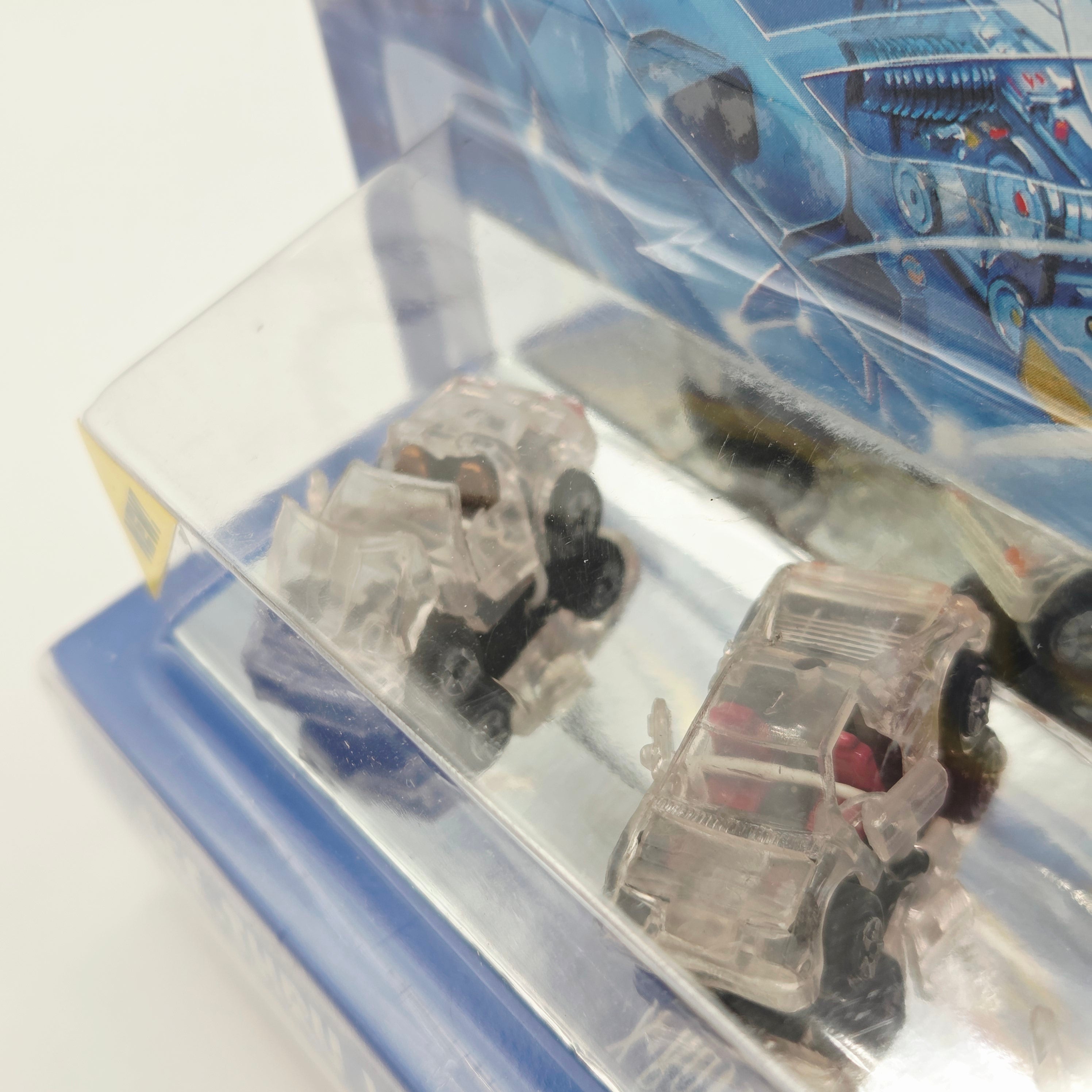 Galoob Micro Machines - X-Rays Collection #2 - Ferrari, Camaro, Dusenberg (1990 See-Thru Vehicles & Moving Parts)