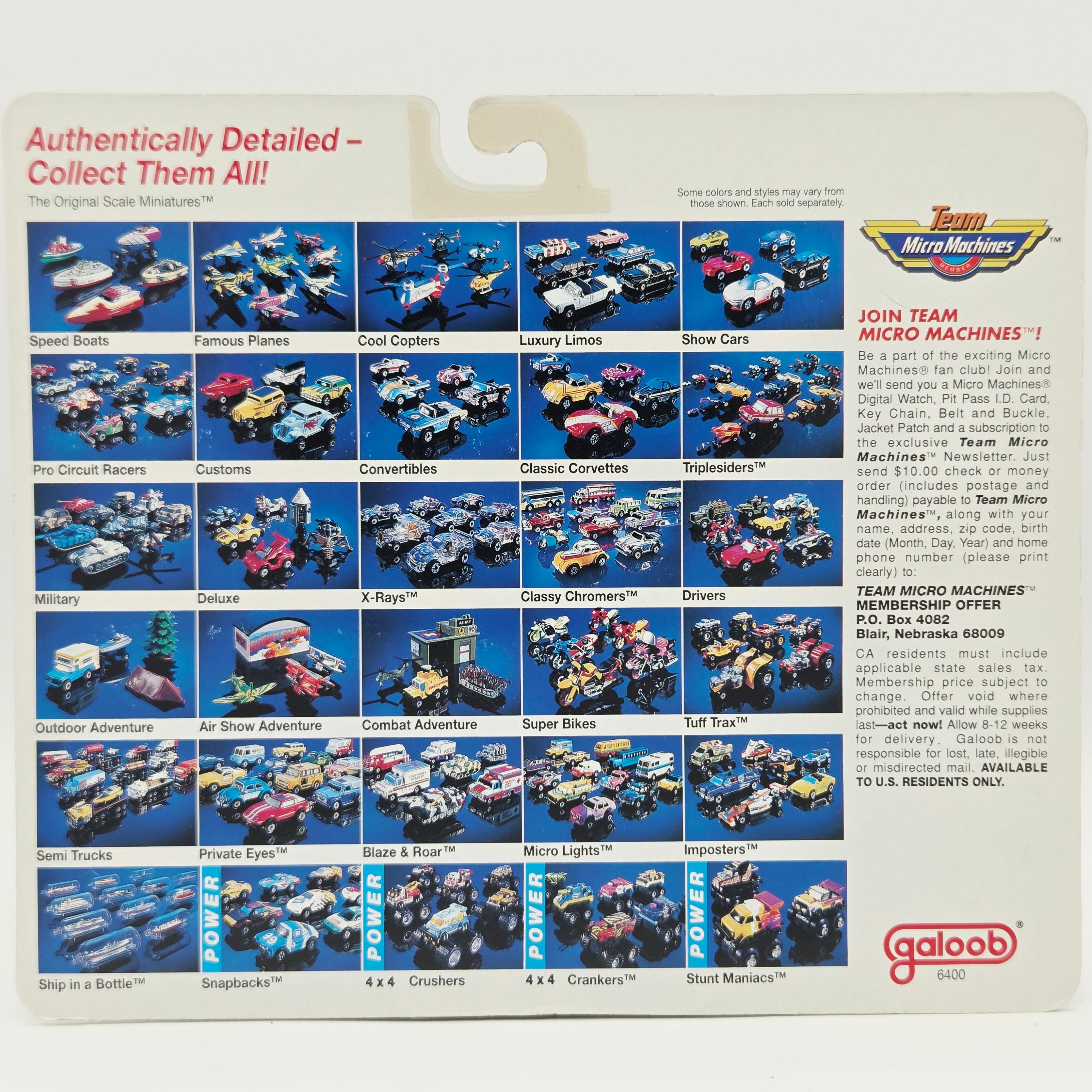 Galoob Micro Machines - X-Rays Collection #2 - Ferrari, Camaro, Dusenberg (1990 See-Thru Vehicles & Moving Parts)