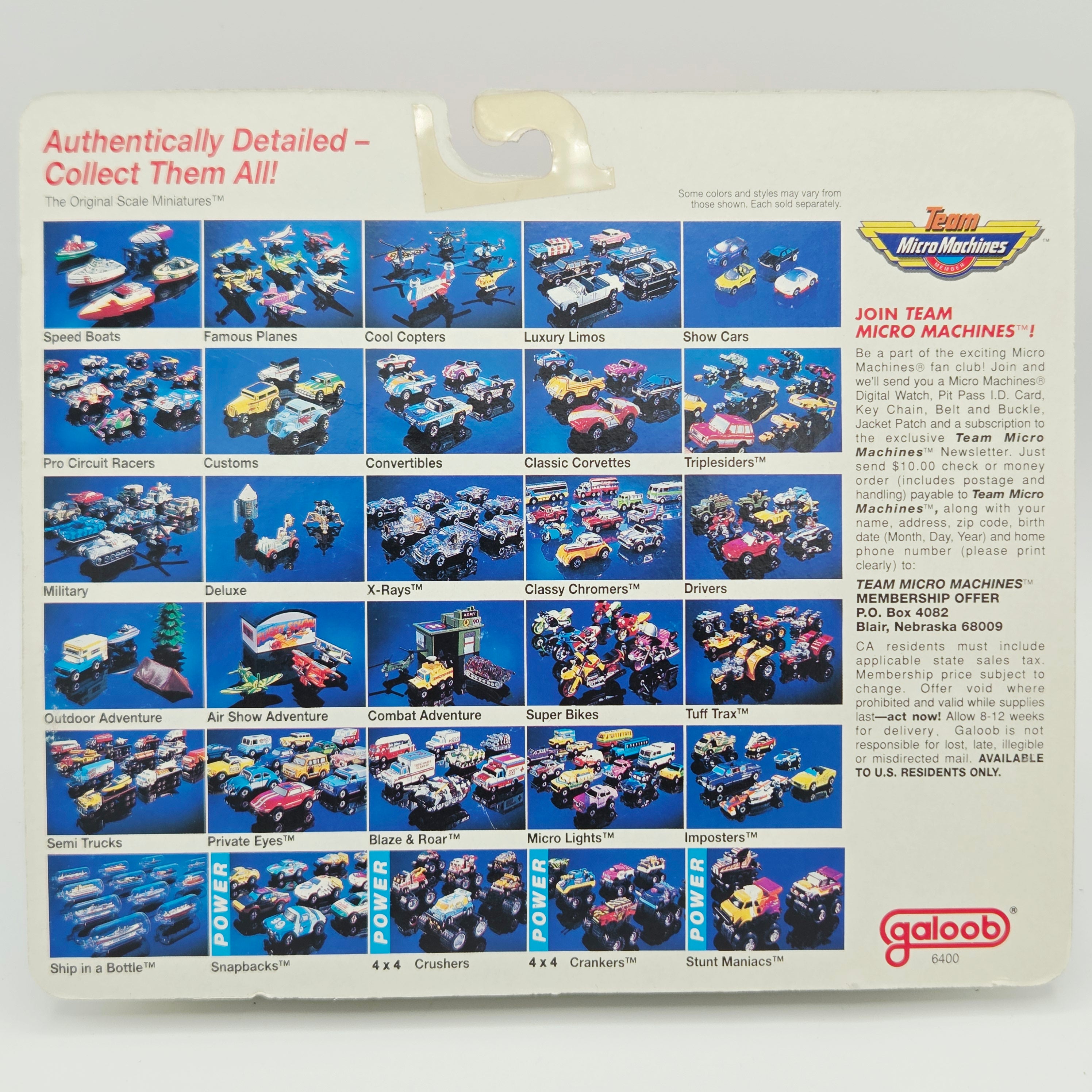 Galoob Micro Machines - Boat Collection #1 - Hercules, Military, Coast Guard, Auto Parts Truck (1990 Speed Boats)