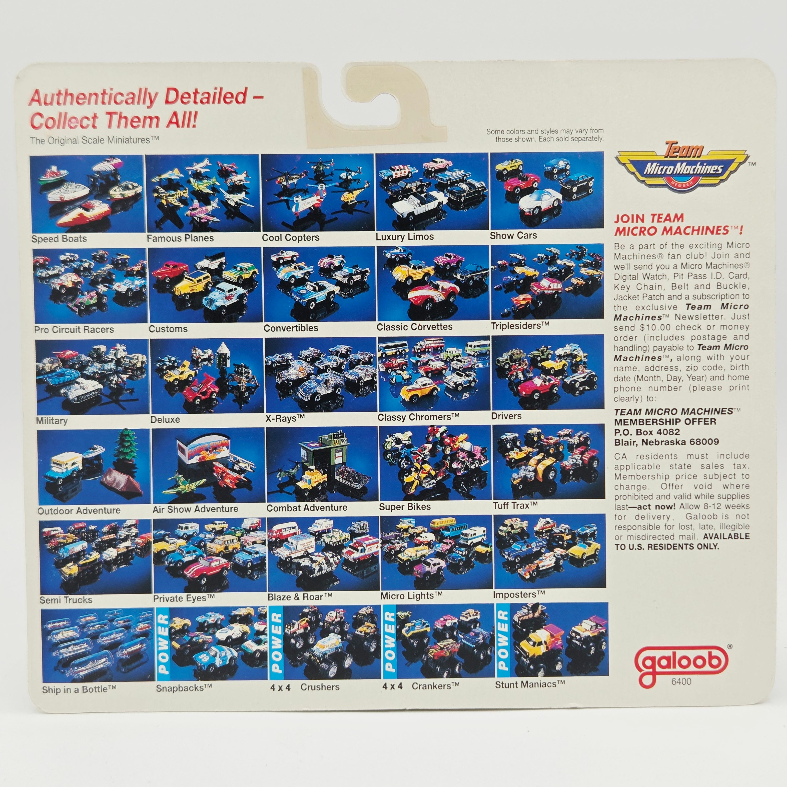 Galoob Micro Machines - Classy Chromers Collection #6 - Bus, Semi Truck, RV (1990 Real Metalized Details!)