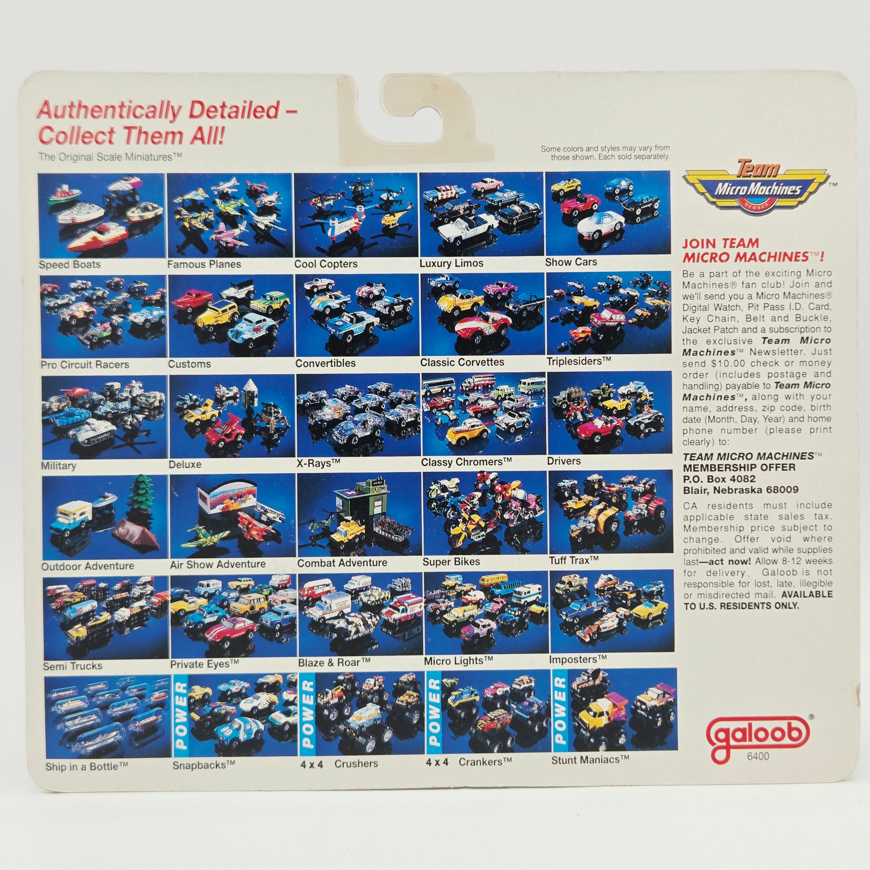 Galoob Micro Machines - Classy Chromers Collection #1 - Porsche, Bel Air (1990 Real Metalized Details!)