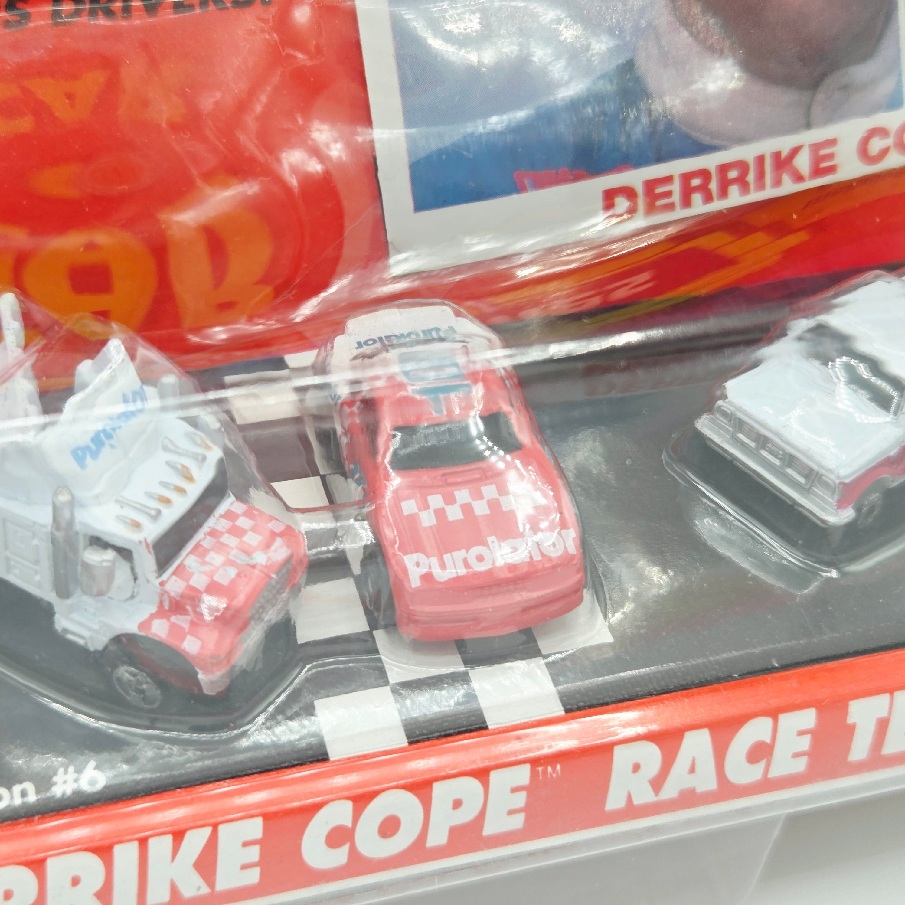 Galoob Micro Machines - Derrick Cope #10 - Semi Truck, Squarebody Truck, Stock Car (1991 Stock Car Superstars)
