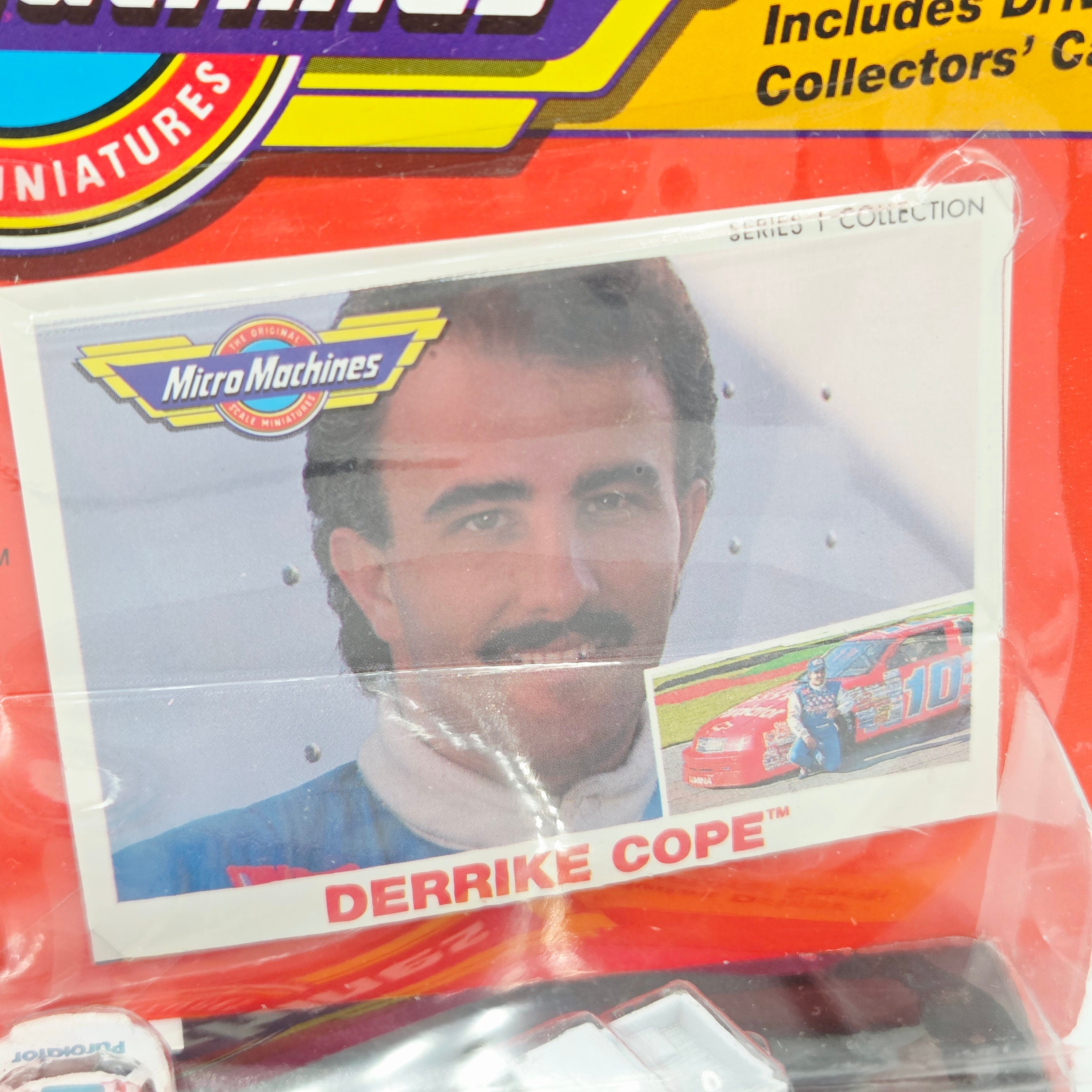 Galoob Micro Machines - Derrick Cope #10 - Semi Truck, Squarebody Truck, Stock Car (1991 Stock Car Superstars)