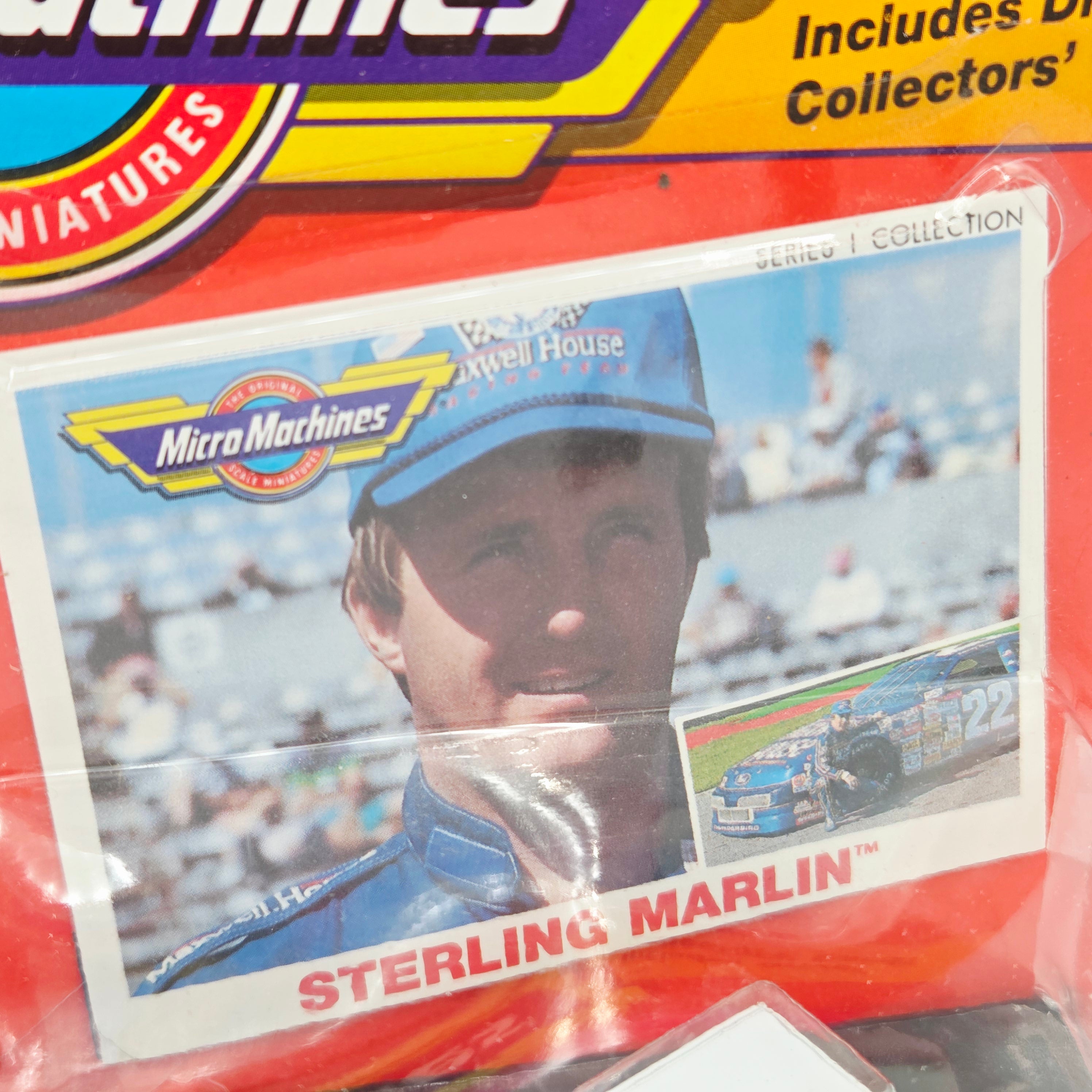 Galoob Micro Machines - Sterling Martin #22 - Semi Truck, Ambulance, Stock Car (1991 Stock Car Superstars)