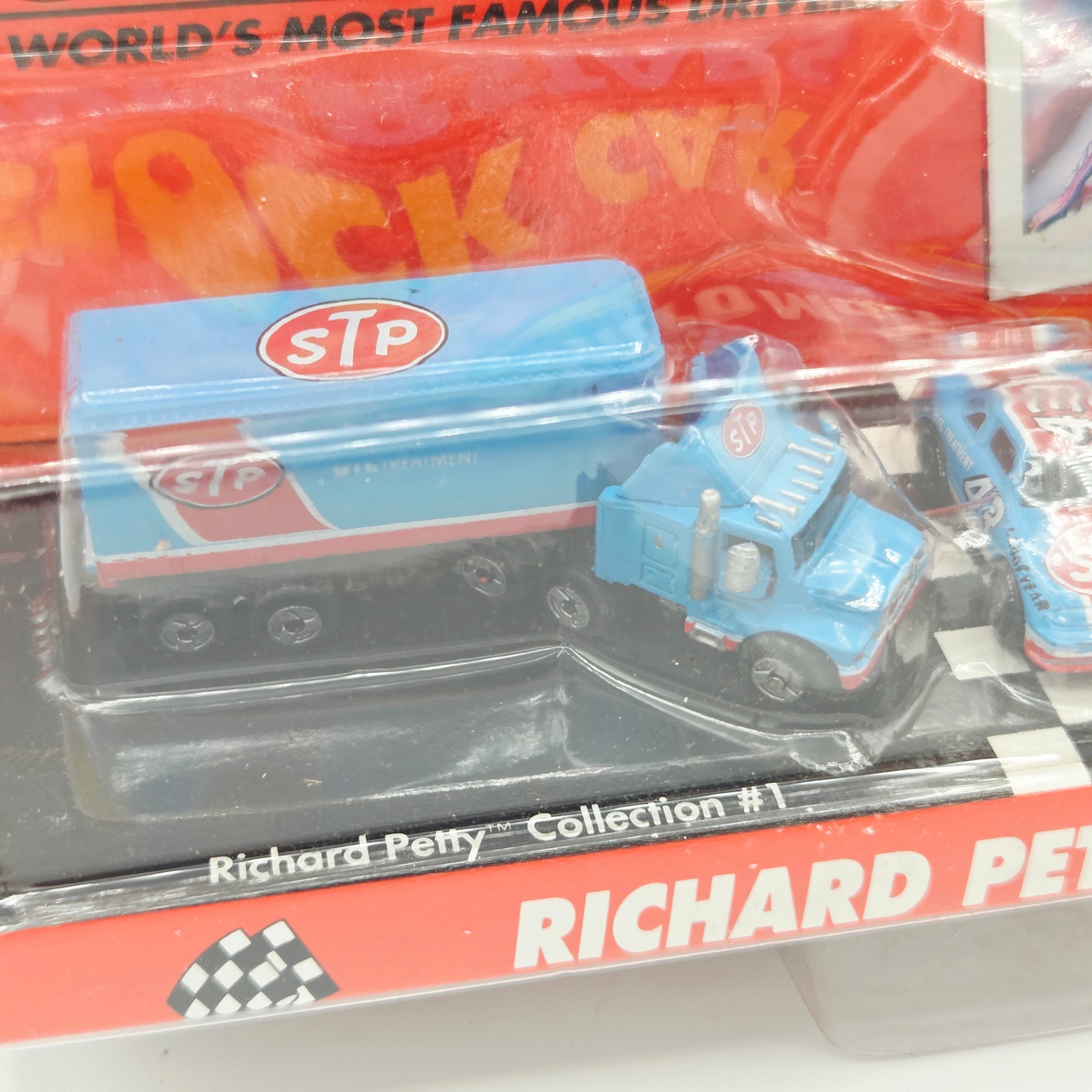 Galoob Micro Machines - Richard Petty #43 "STP" - Semi Truck, RV, Stock Car (1991 Stock Car Superstars)