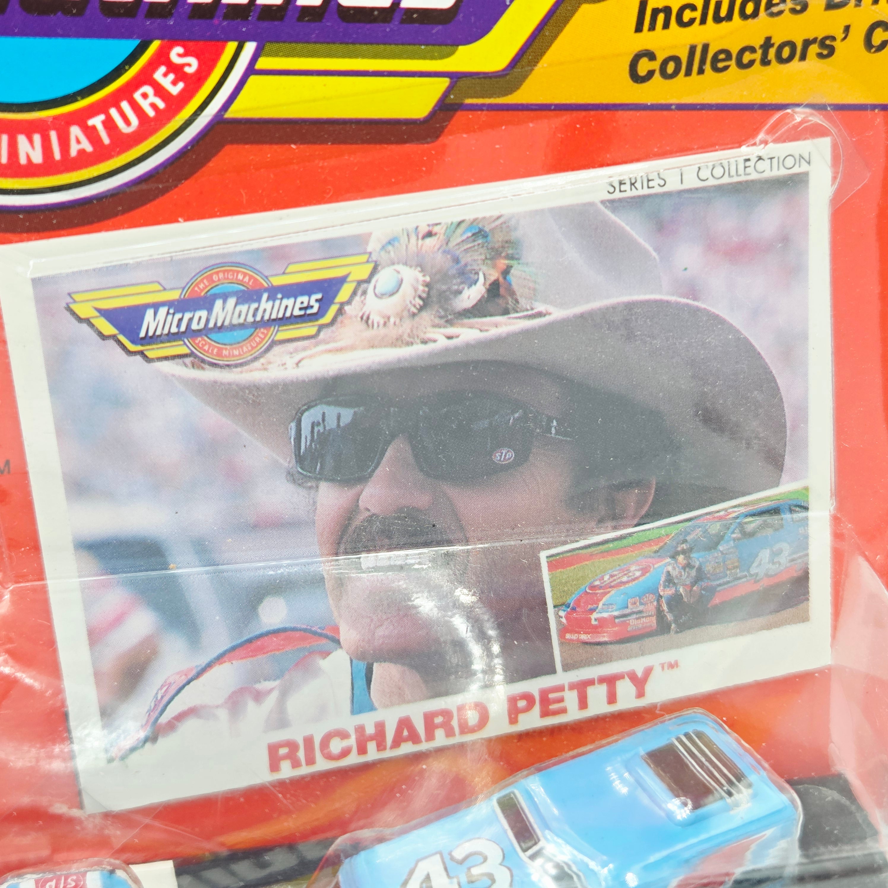 Galoob Micro Machines - Richard Petty #43 "STP" - Semi Truck, RV, Stock Car (1991 Stock Car Superstars)