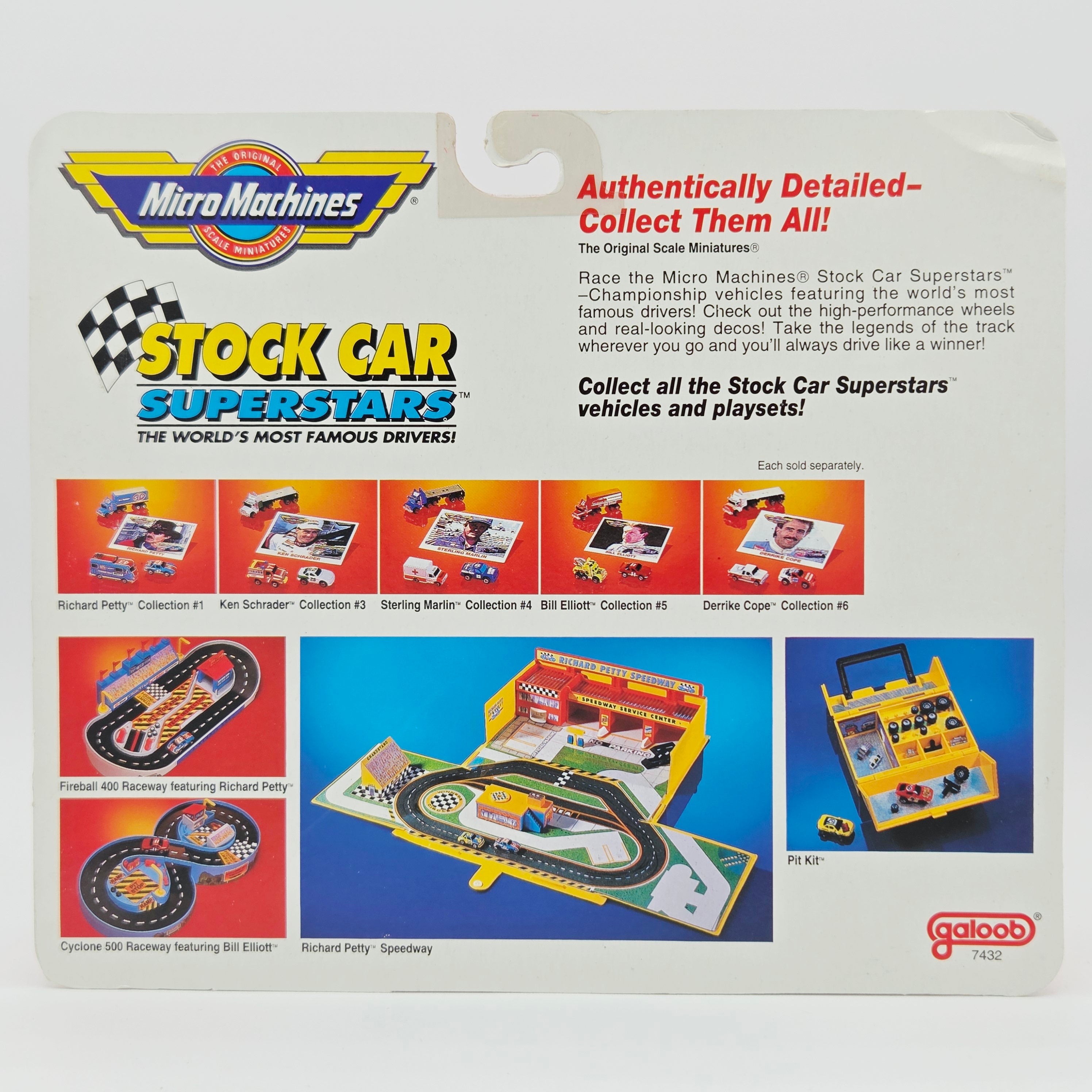Galoob Micro Machines - Richard Petty #43 "STP" - Semi Truck, RV, Stock Car (1991 Stock Car Superstars)