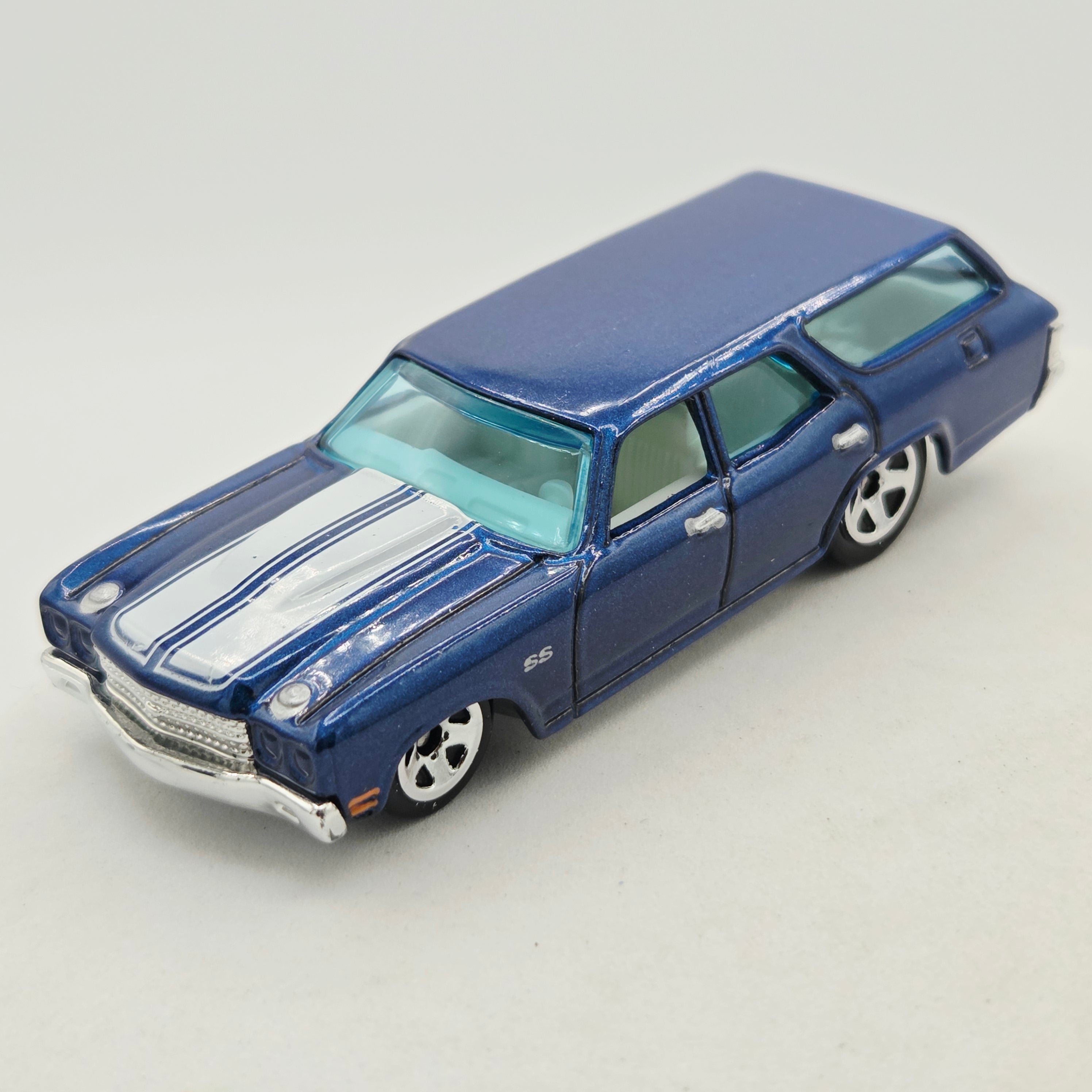 Hot Wheels '70 Chevy Chevelle SS Wagon, Blue (2009 HW Basic - Premiere)
