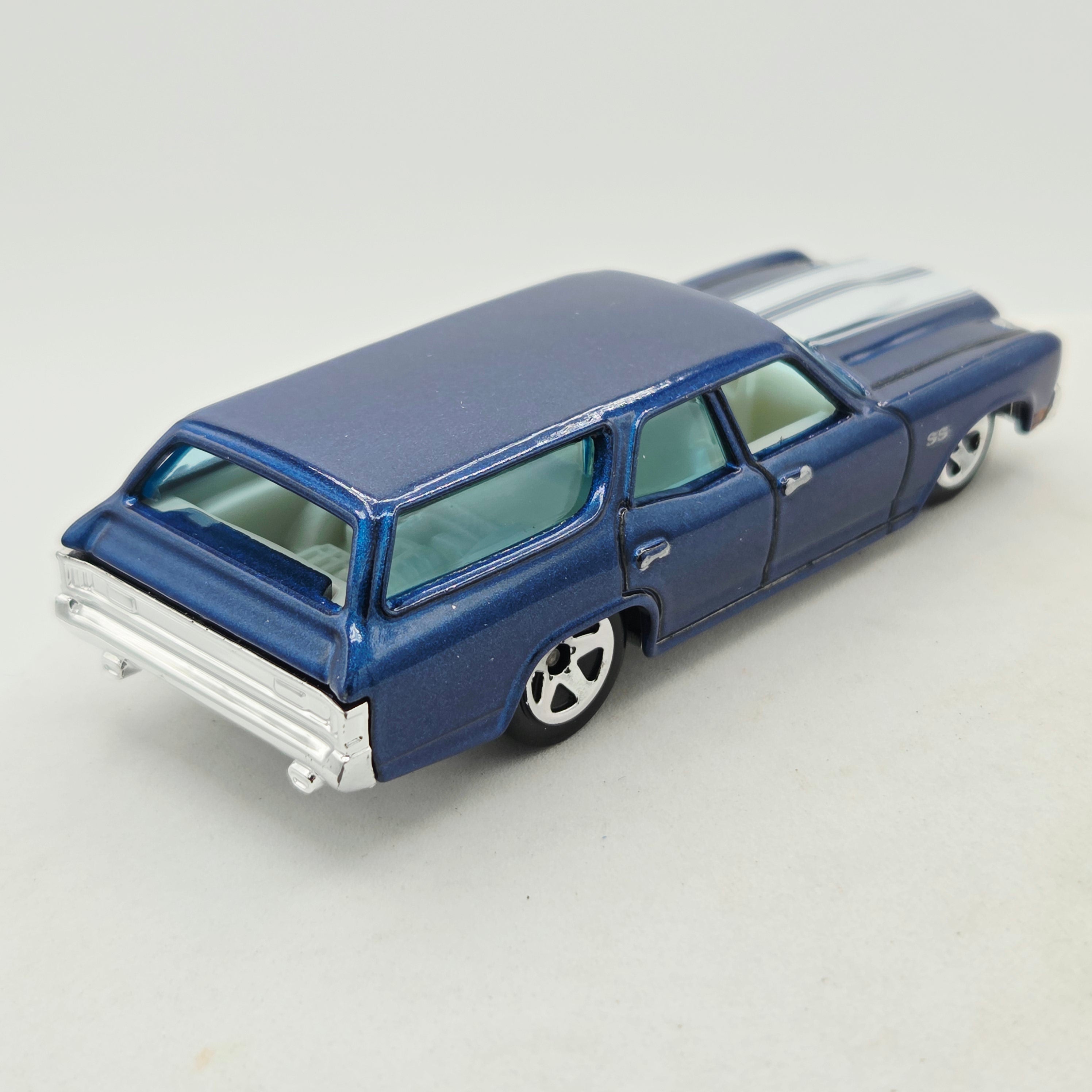 Hot Wheels '70 Chevy Chevelle SS Wagon, Blue (2009 HW Basic - Premiere)