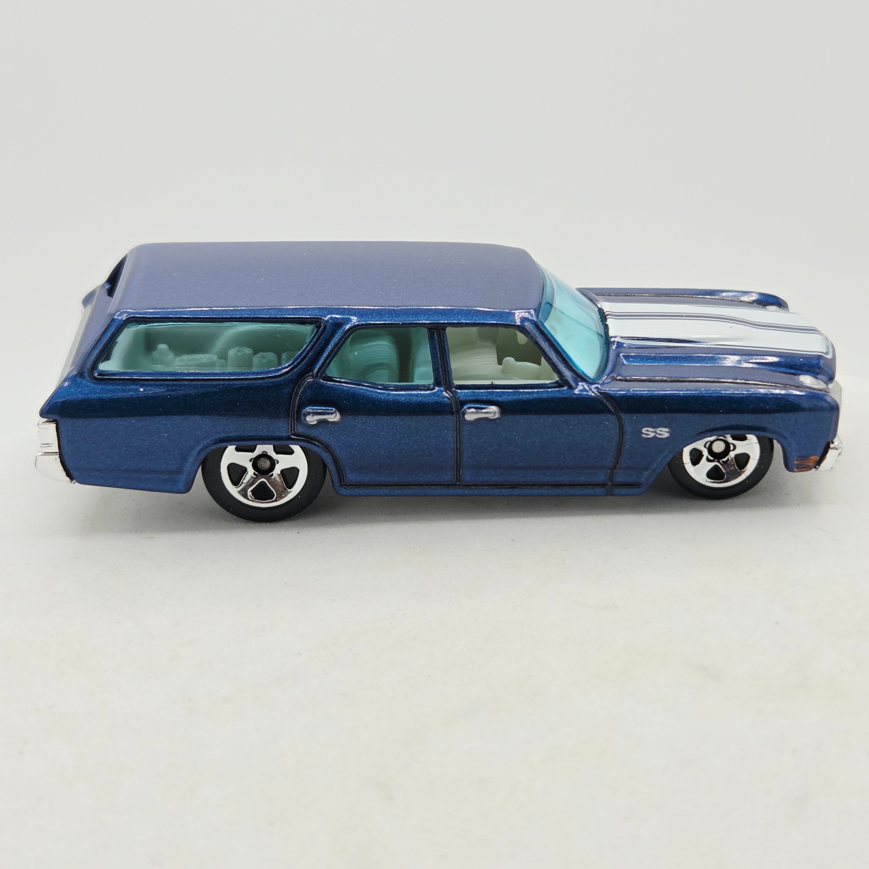 Hot Wheels '70 Chevy Chevelle SS Wagon, Blue (2009 HW Basic - Premiere)