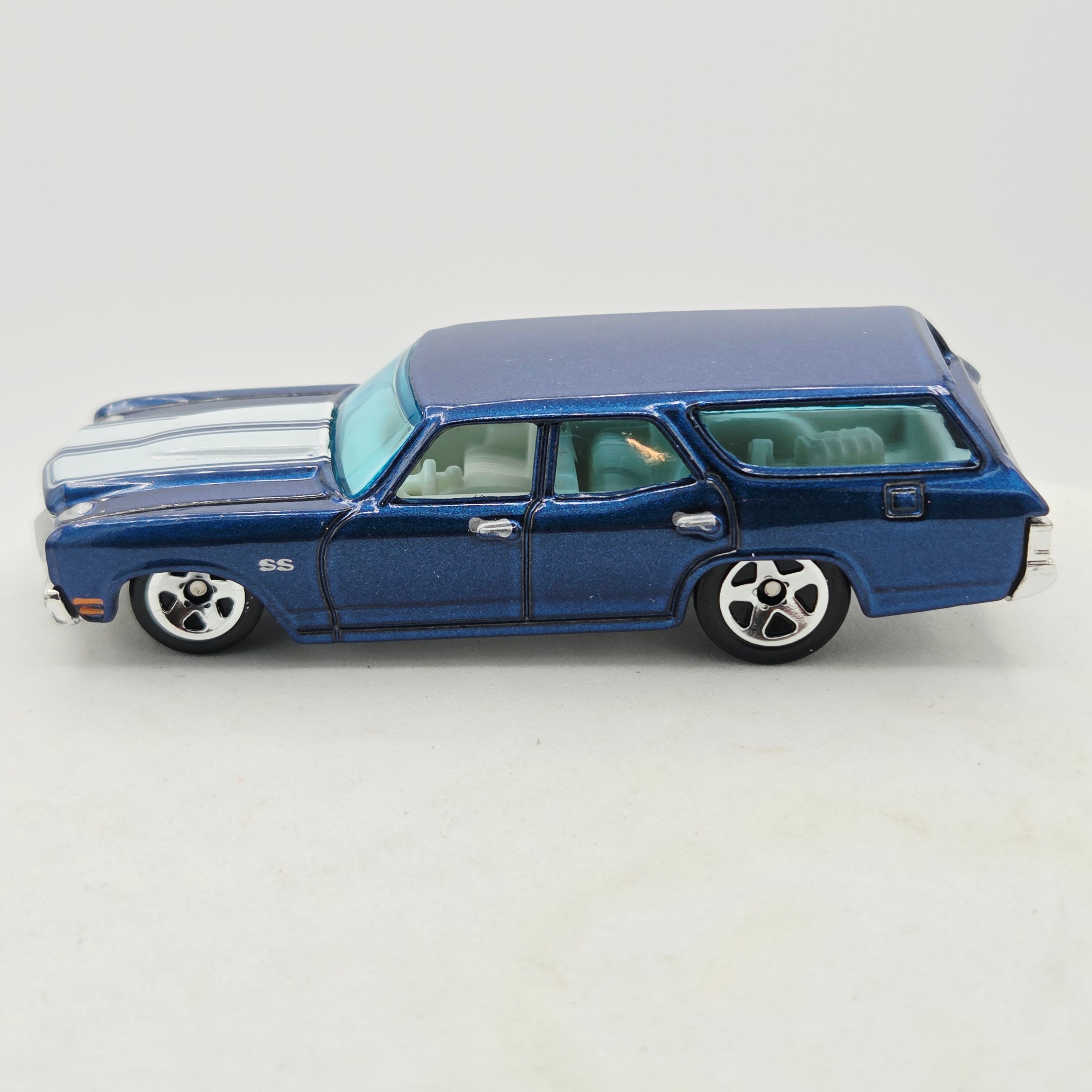 Hot Wheels '70 Chevy Chevelle SS Wagon, Blue (2009 HW Basic - Premiere)