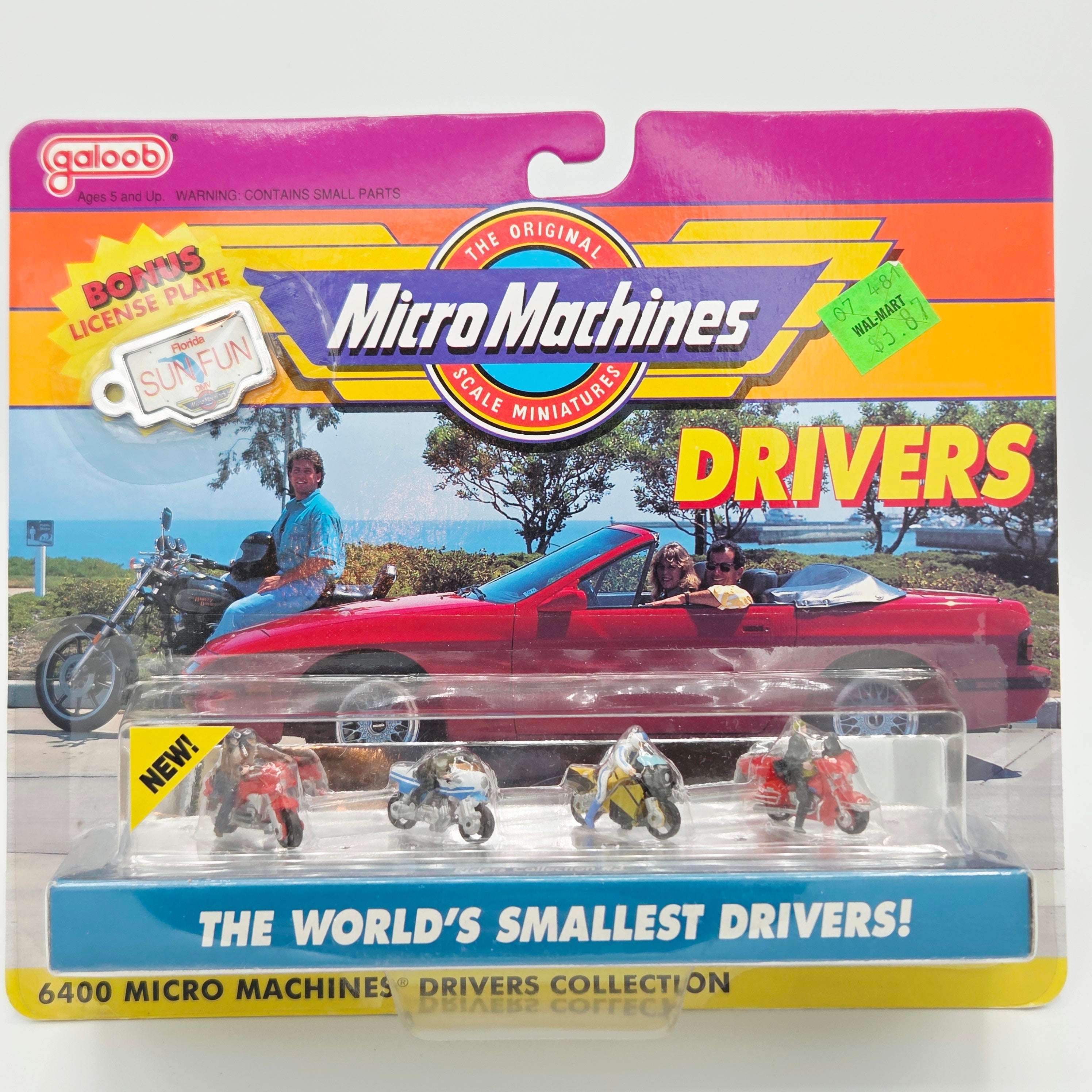 Galoob Micro Machines - Riders Collection #3 - Motorcycle (1990 World's Smallest Drivers!)
