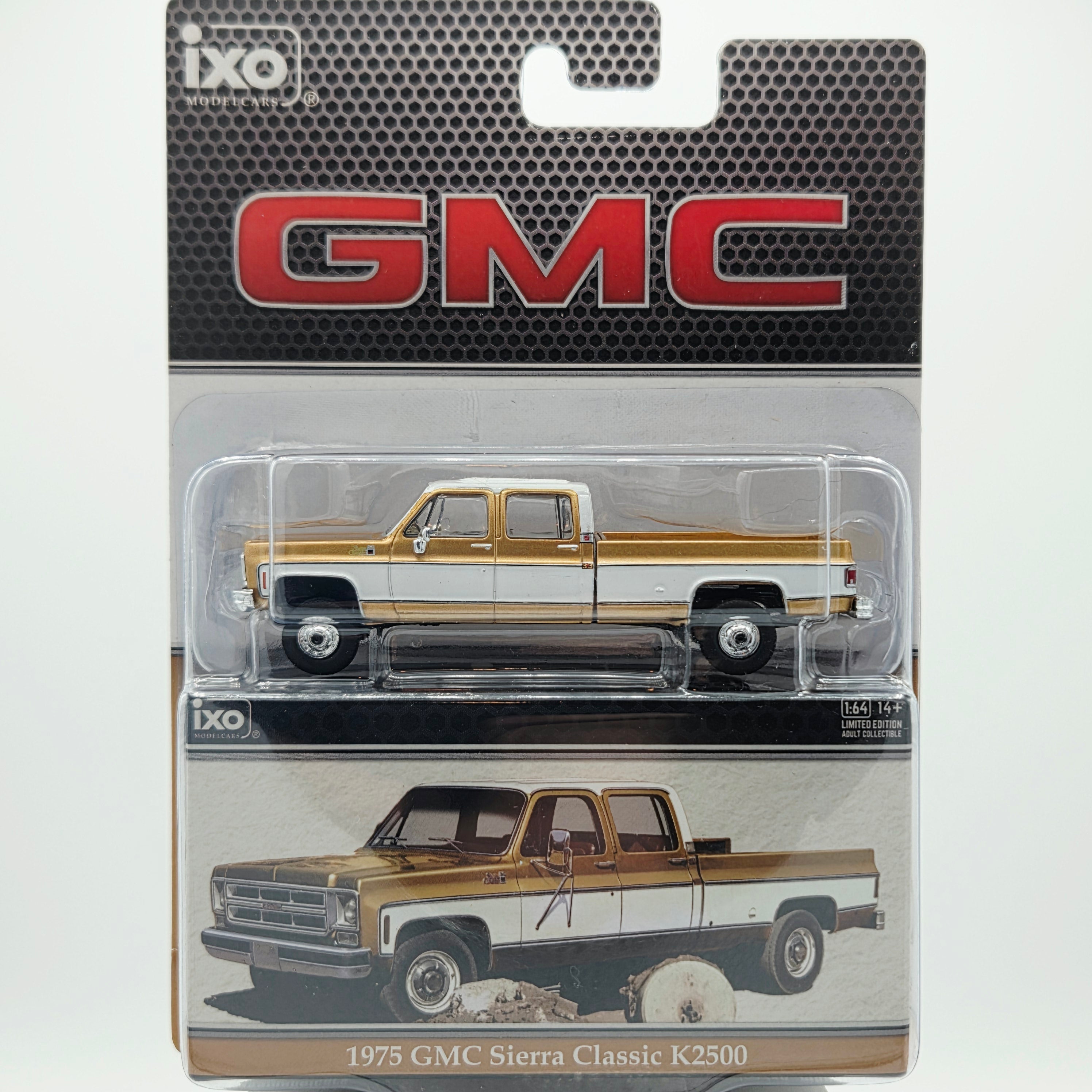 IXO Model Cars '75 GMC Sierra Classic K2500 Pickup - 1:64, Yuba Gold (2026 Limited Edition)