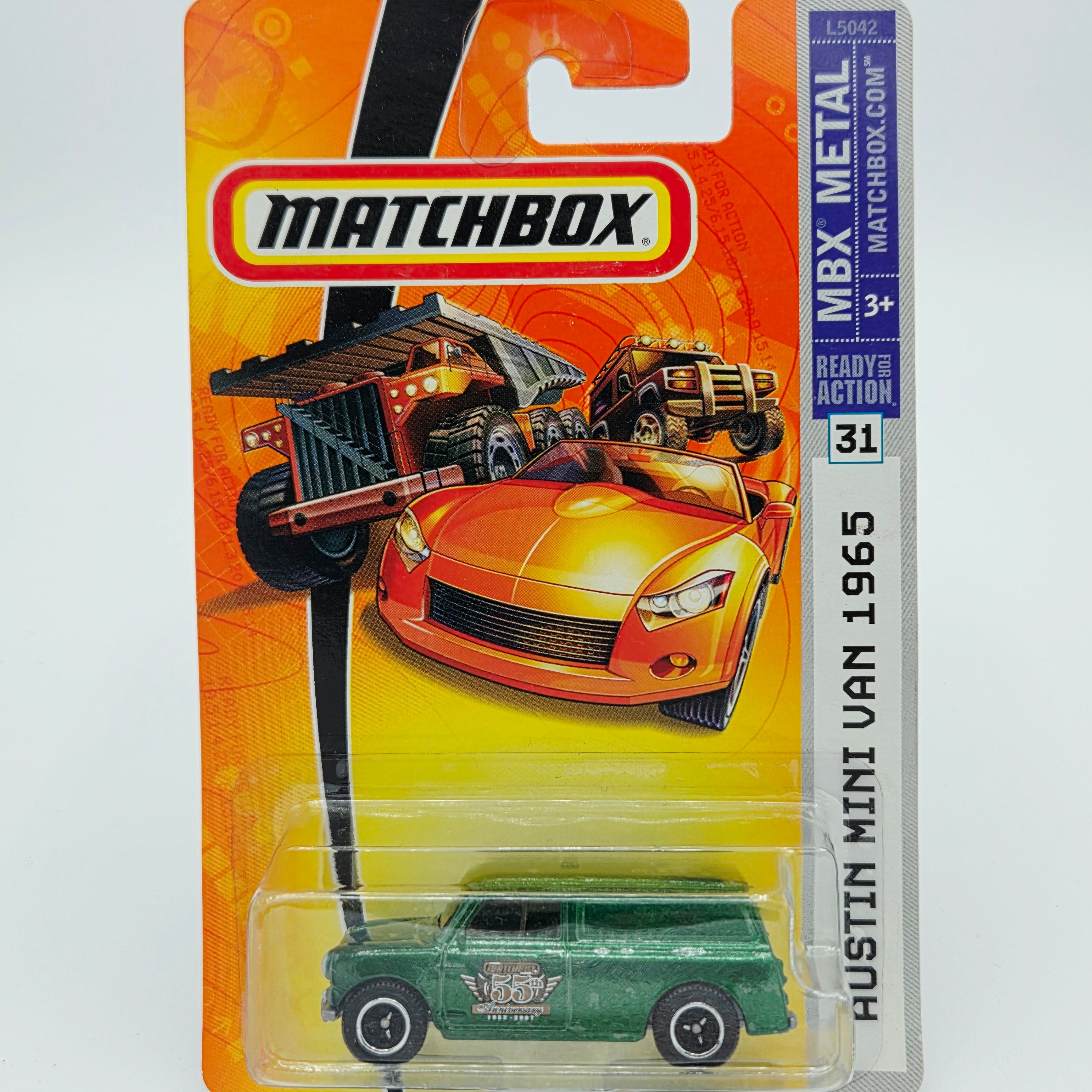 Matchbox '65 Austin Mini Van "55th Anniversary" (2008 MBX Basic - Metal)