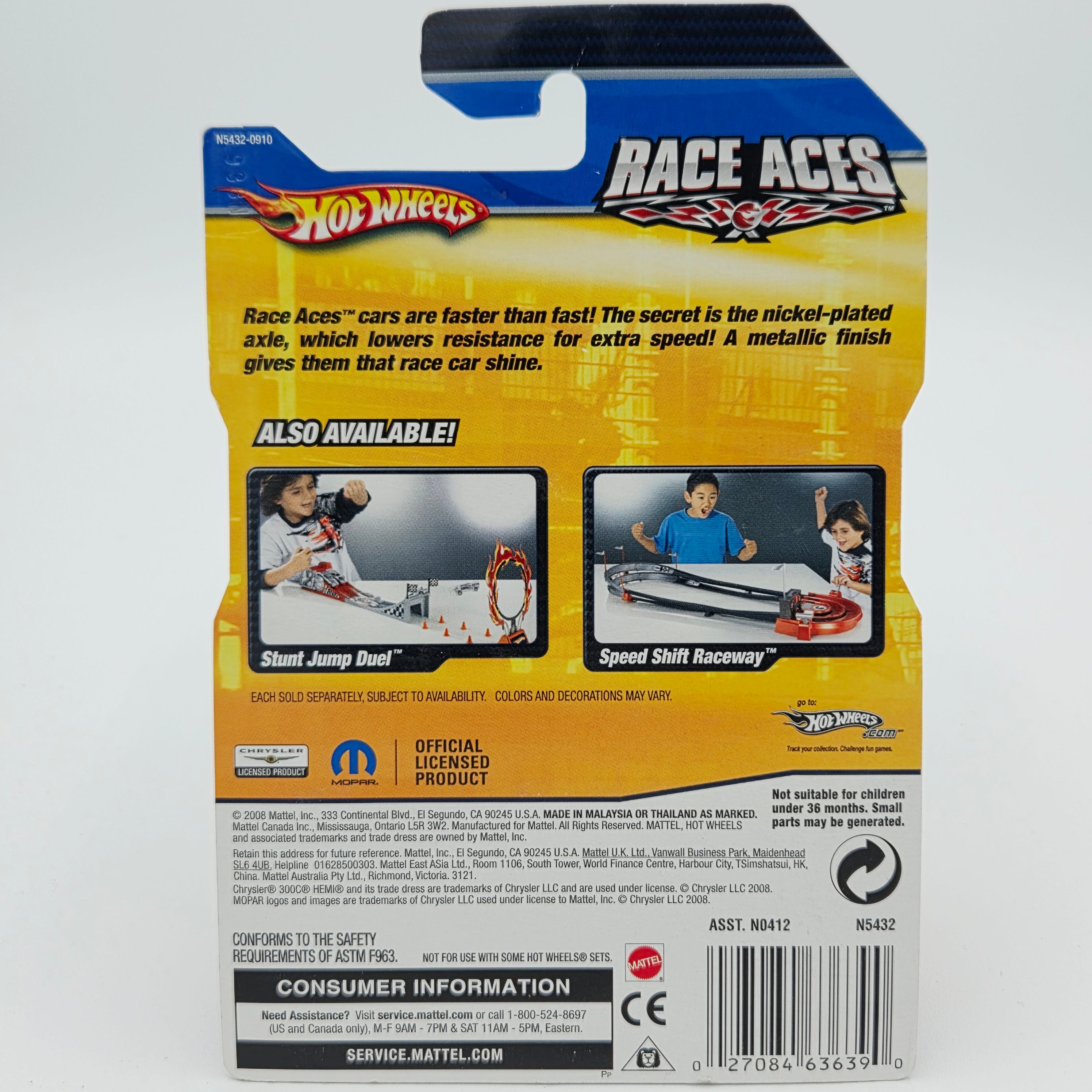 Hot Wheels Chrysler 300c HEMI (2008 HW Race Aces - Target Exclusive)