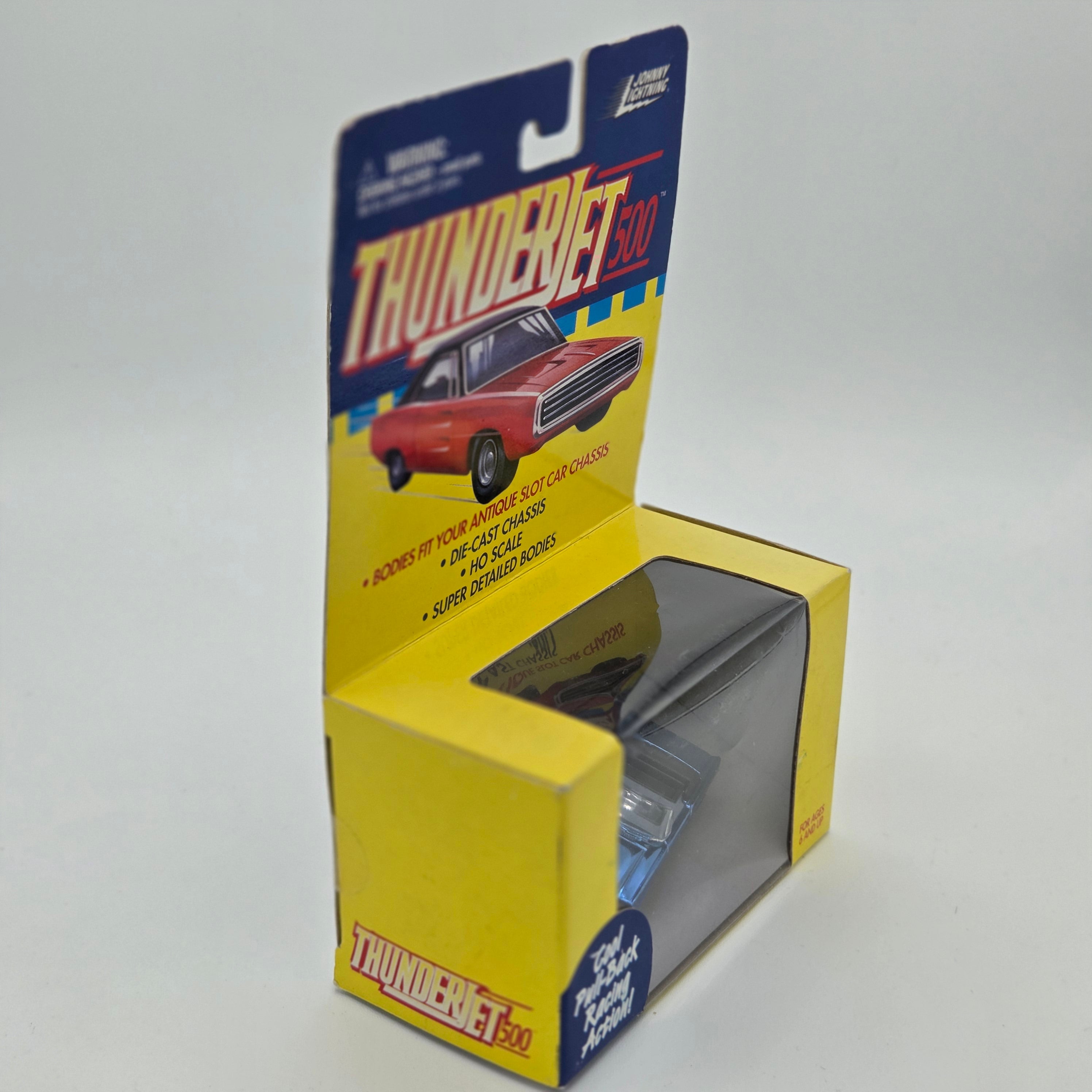 Johnny Lightning '65 Ford Mustang Convertible - Metallic Blue (1999 Thunderjets 500)