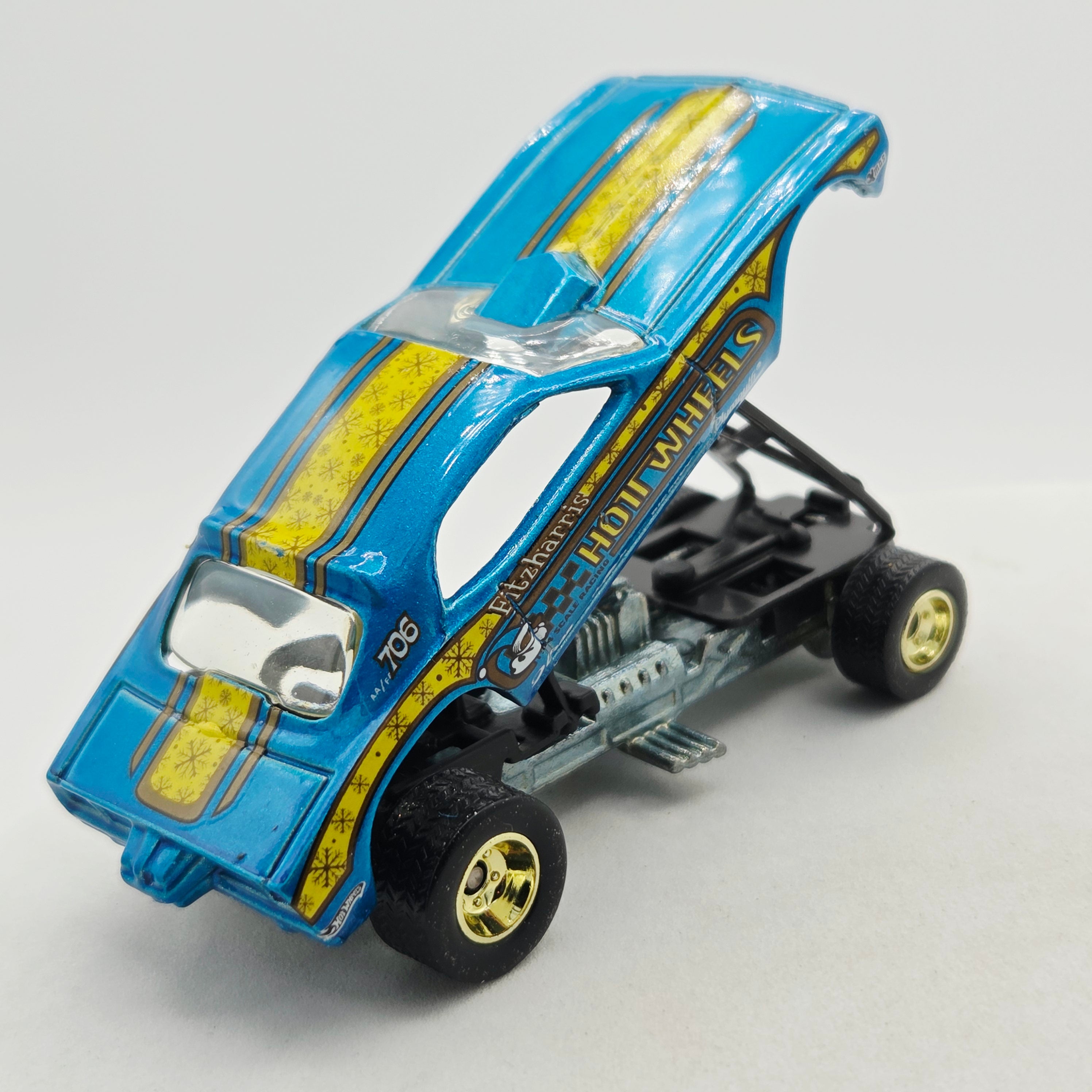 Hot Wheels Plymouth Barracuda Snake Funny Car (2007 HW Holiday Rods)