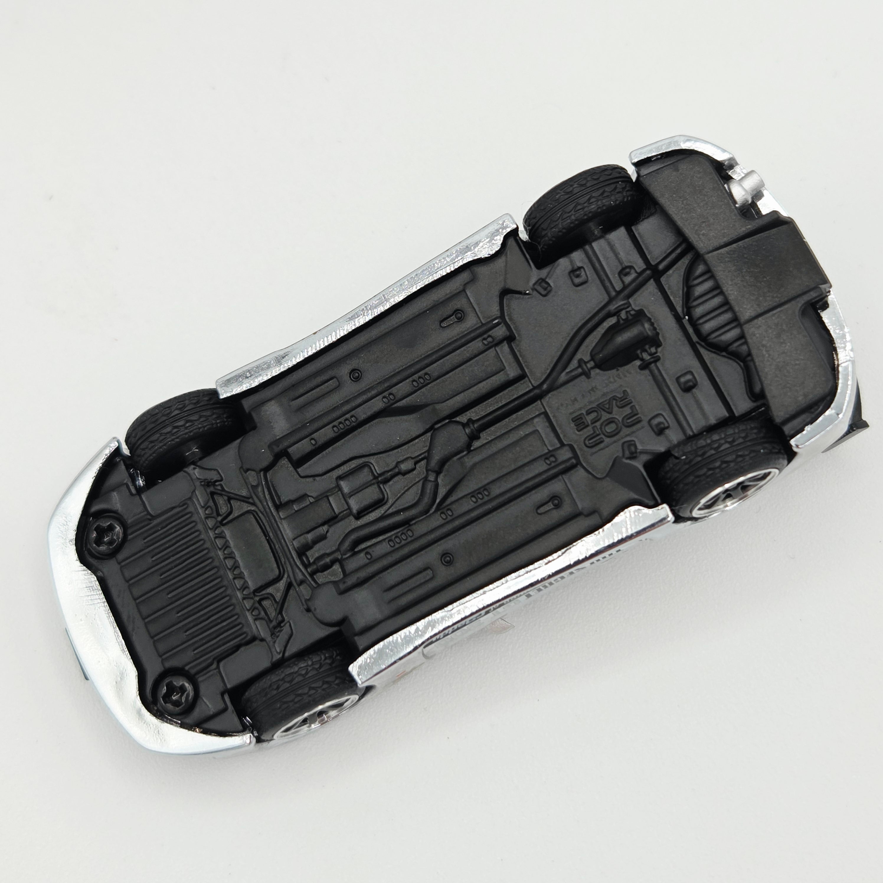 Pop Race Top Secret Toyota GT300 Supra - 1:64, Silver Chrome (2026 Limited Edition)