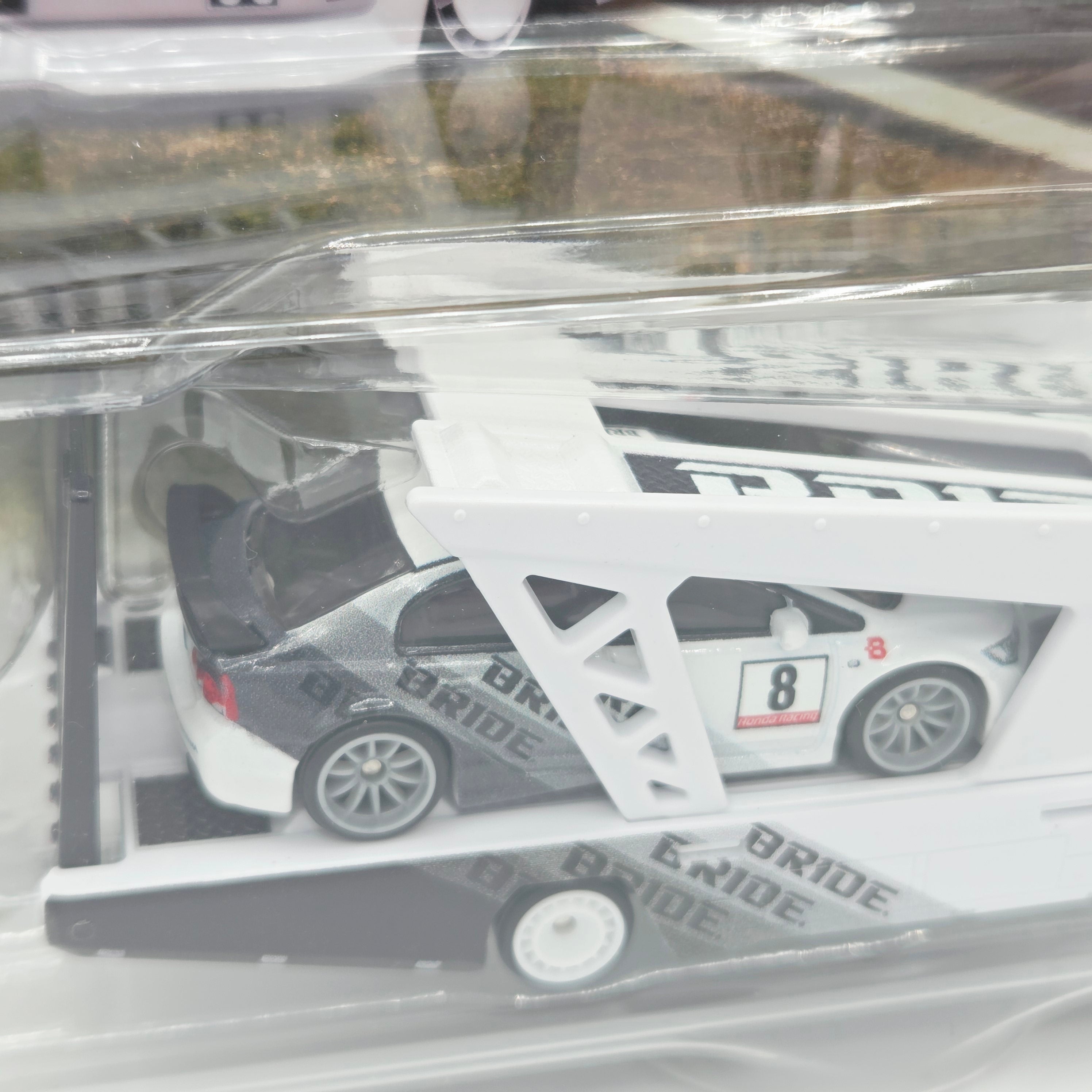 Hot Wheels Team Transport - '07 Honda Civic Type R & Kousoku Hauler Truck (2026 Team Transport Mix 2 J, Car Culture)