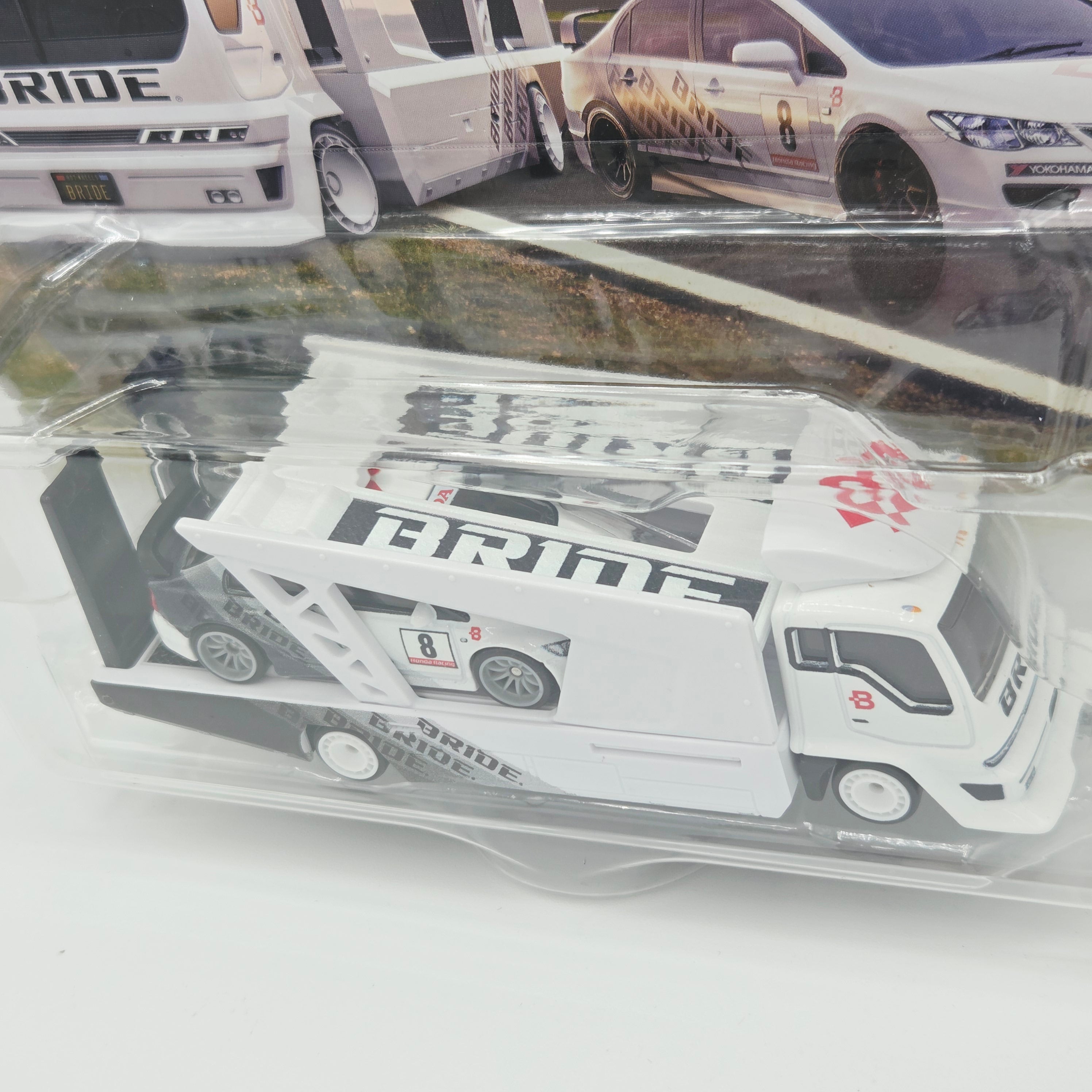 Hot Wheels Team Transport - '07 Honda Civic Type R & Kousoku Hauler Truck (2026 Team Transport Mix 2 J, Car Culture)