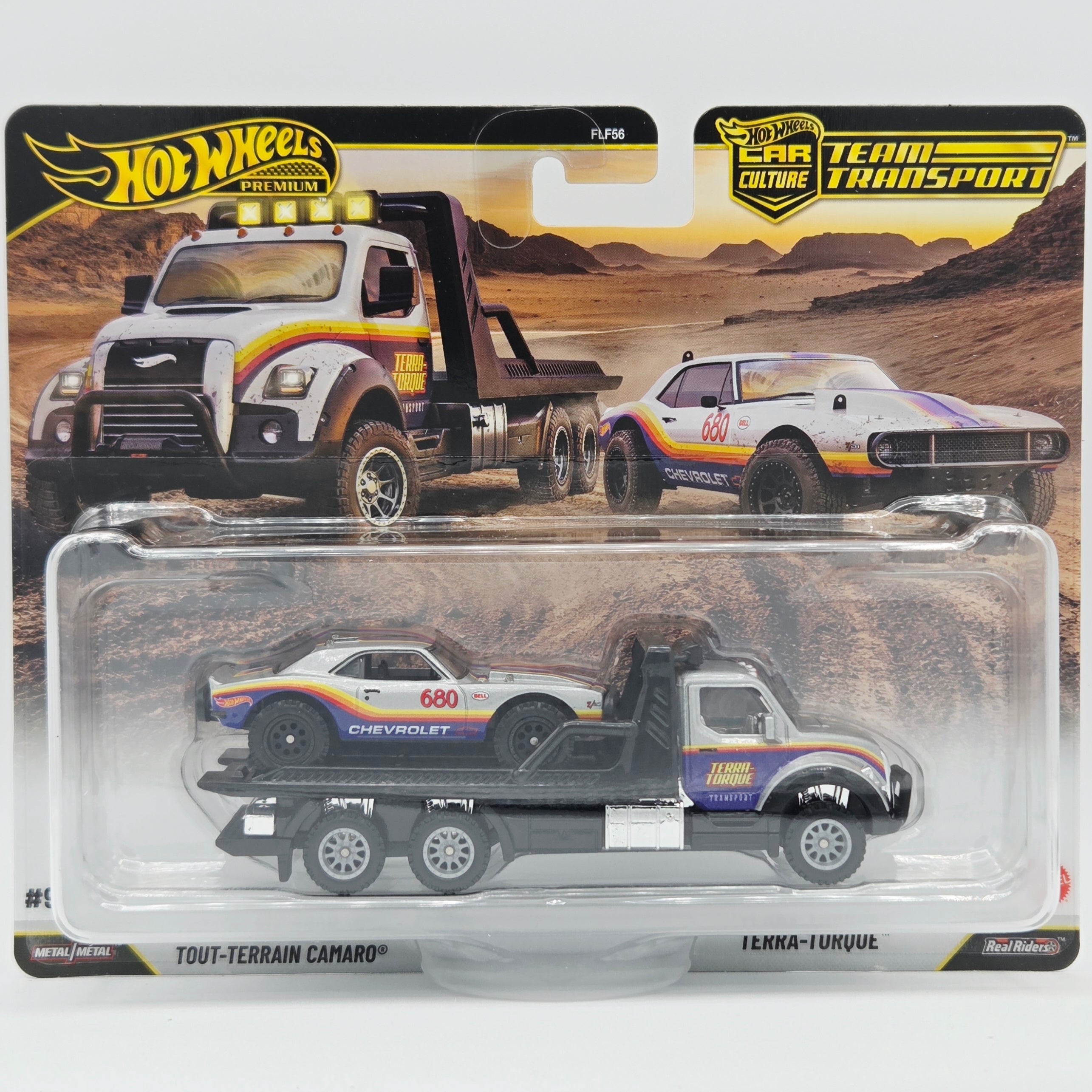 Hot Wheels Team Transport - '67 Off Road Camaro & Terra-Torque Truck (2026 Team Transport Mix 2 J, Car Culture)