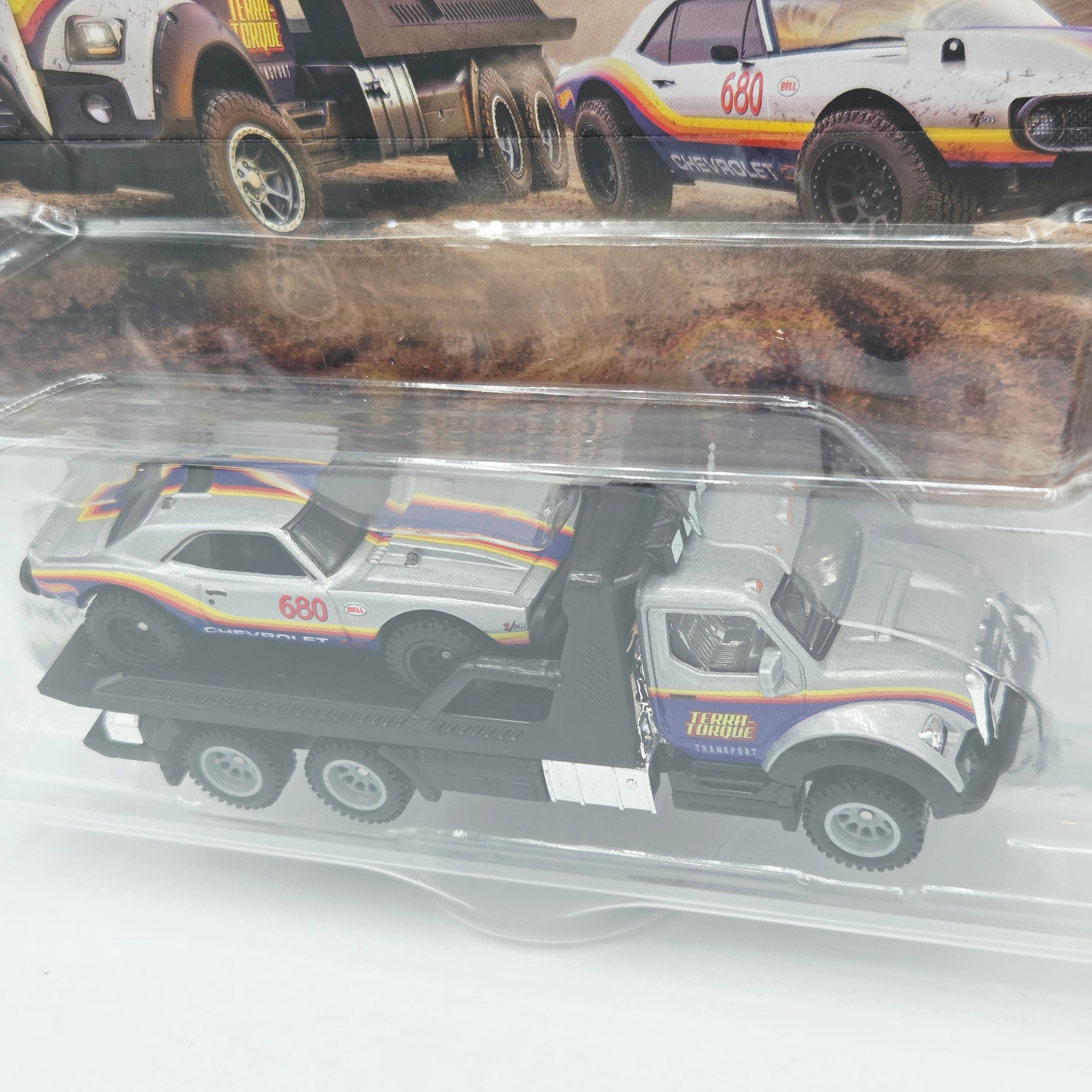 Hot Wheels Team Transport - '67 Off Road Camaro & Terra-Torque Truck (2026 Team Transport Mix 2 J, Car Culture)