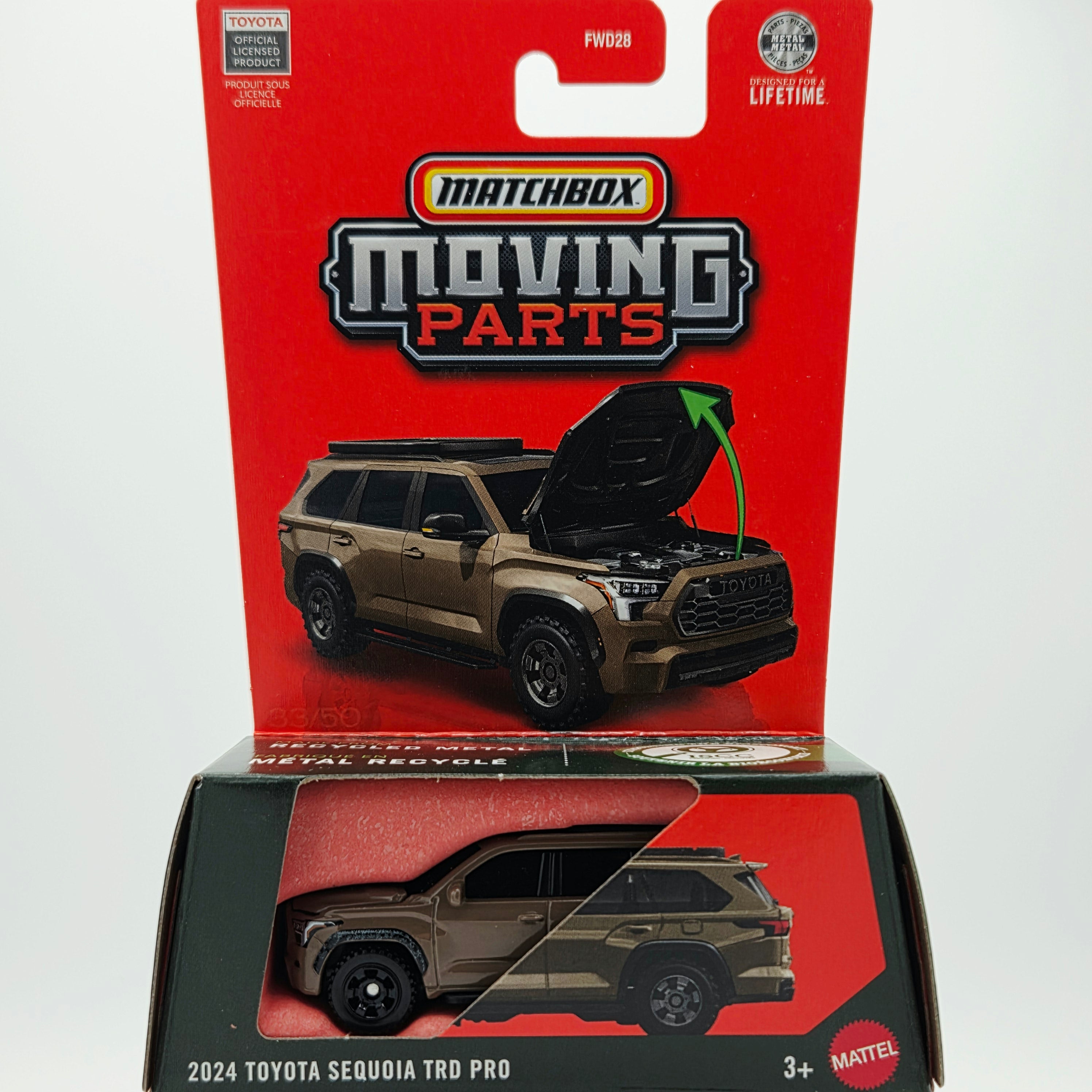 Matchbox '24 Toyota Sequoia TRD PRO (2026 Moving Parts Mix 3 L)