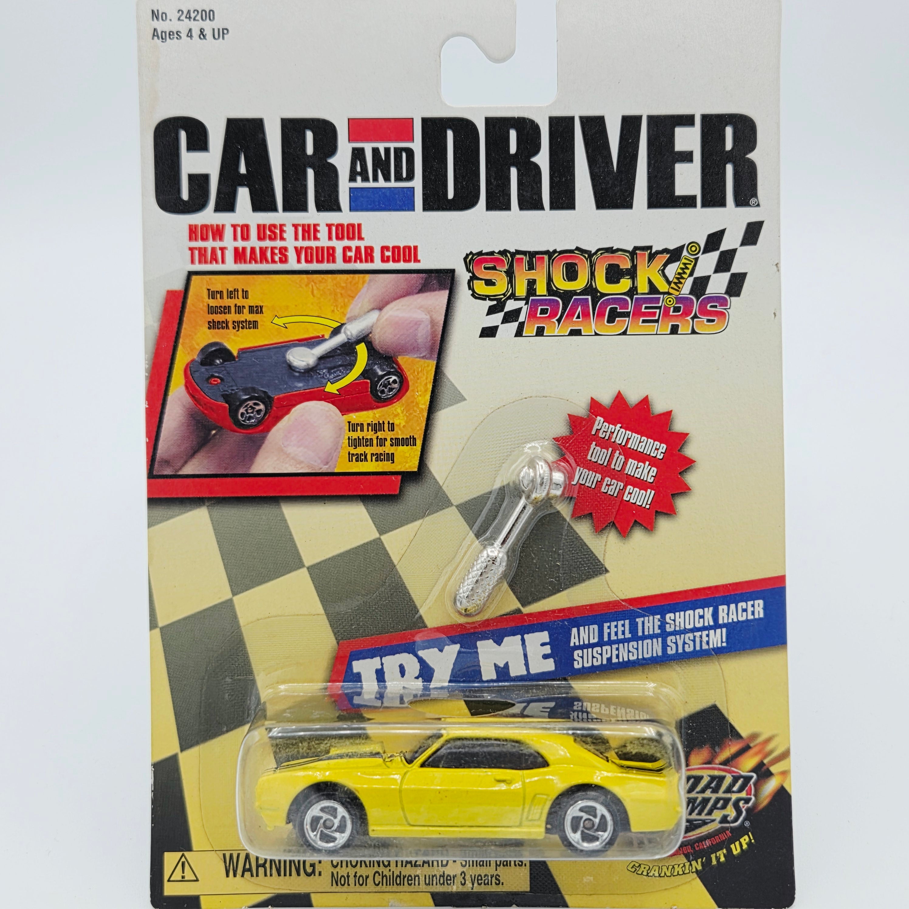Road Champs '69 Chevrolet Camaro - Yellow (2000 Car & Driver Shock Racers)