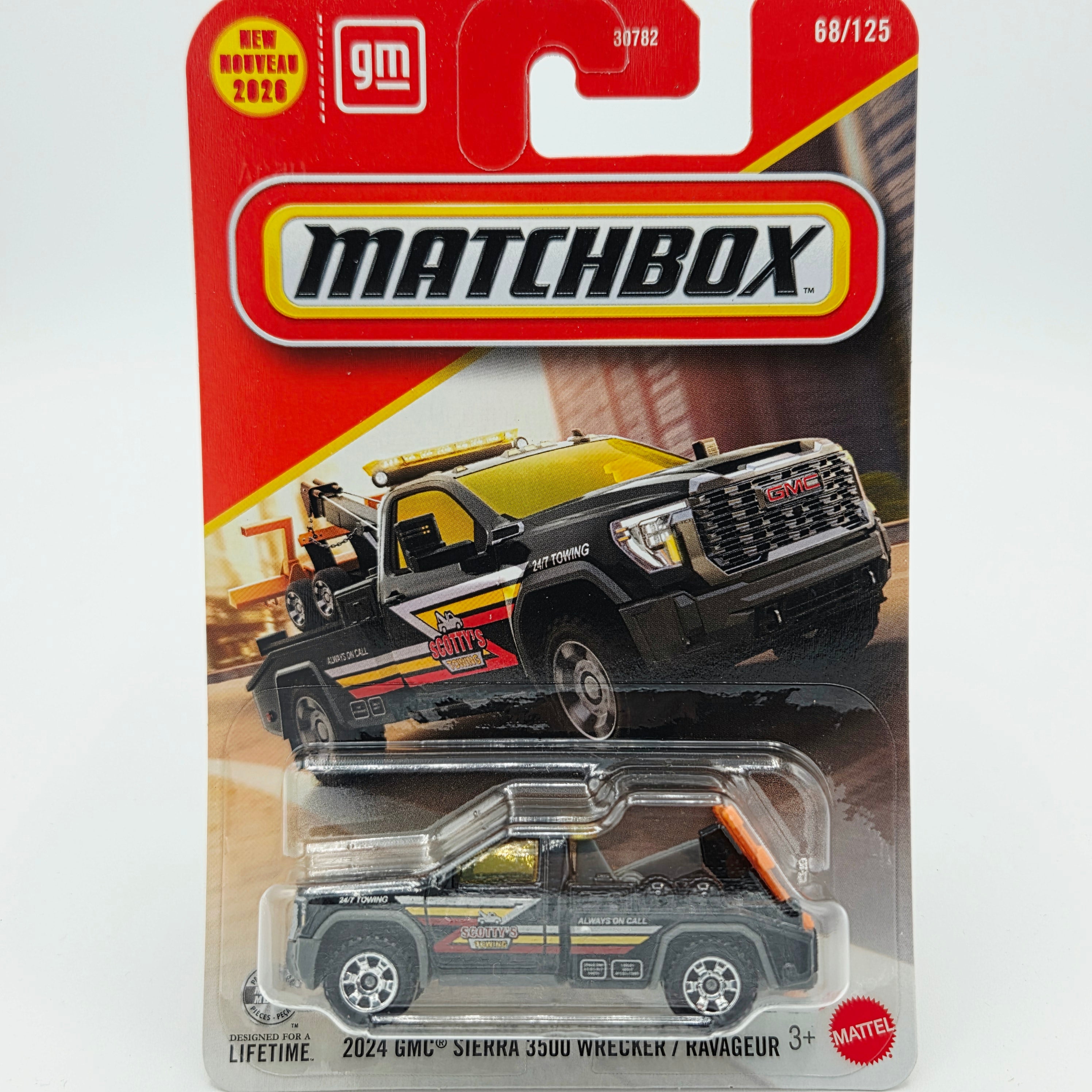 Matchbox '24 GMC Sierra 3500 Wrecker Tow Truck (2026 Mix 7 G Basic)