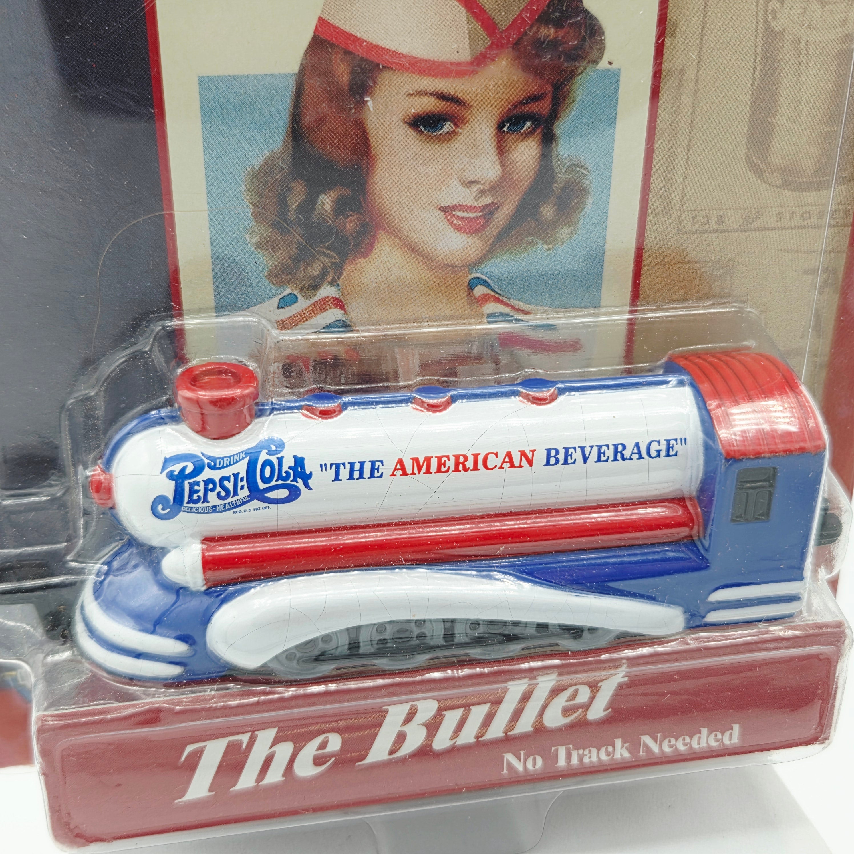 Gearbox Toys - Pepsi Cola Diecast Metal Train "The Bullet" w/ Collectors Card (2005)
