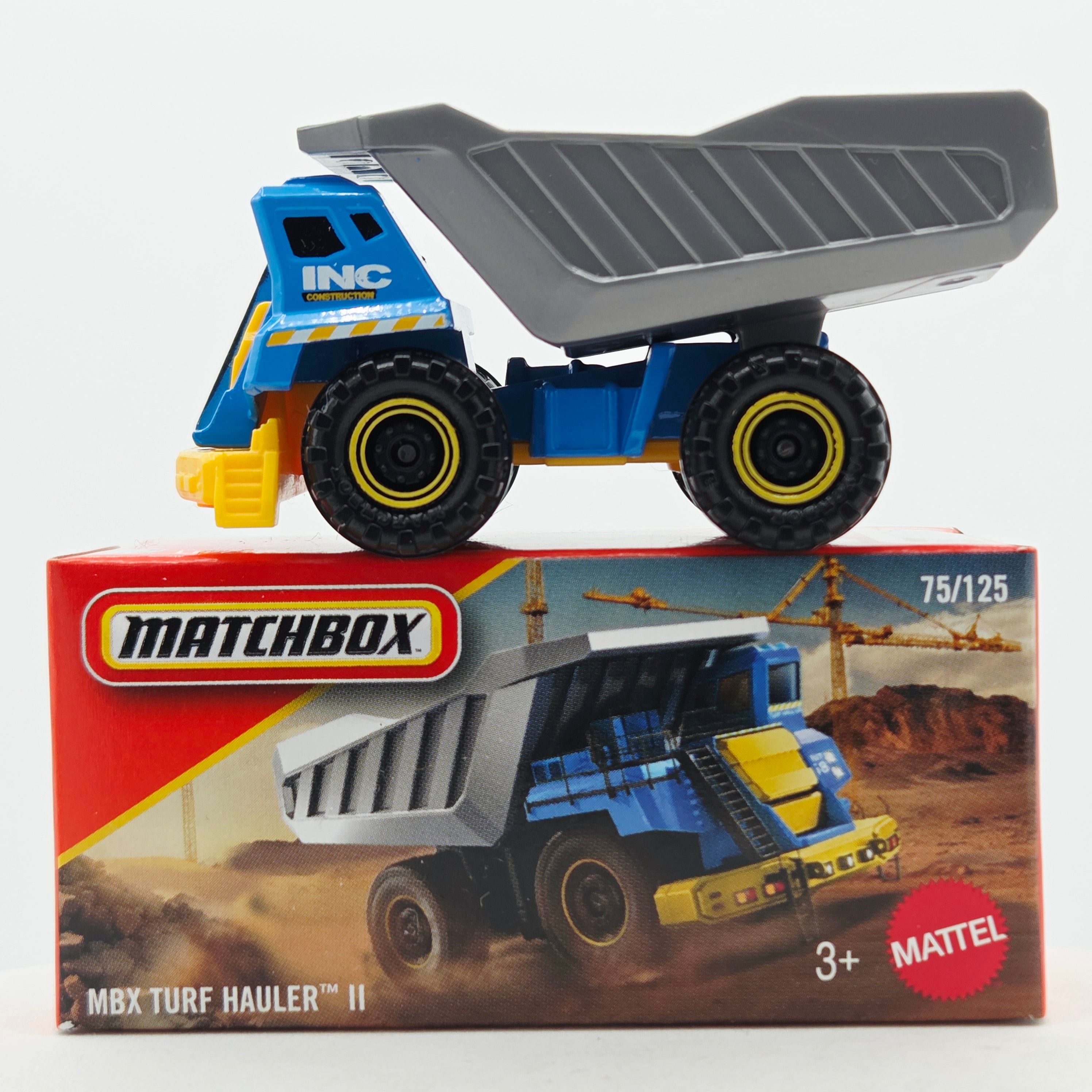 Matchbox MBX Turf Hauler II "INC Construction" (2026 Mix 8 H Basic - Power Grabs)