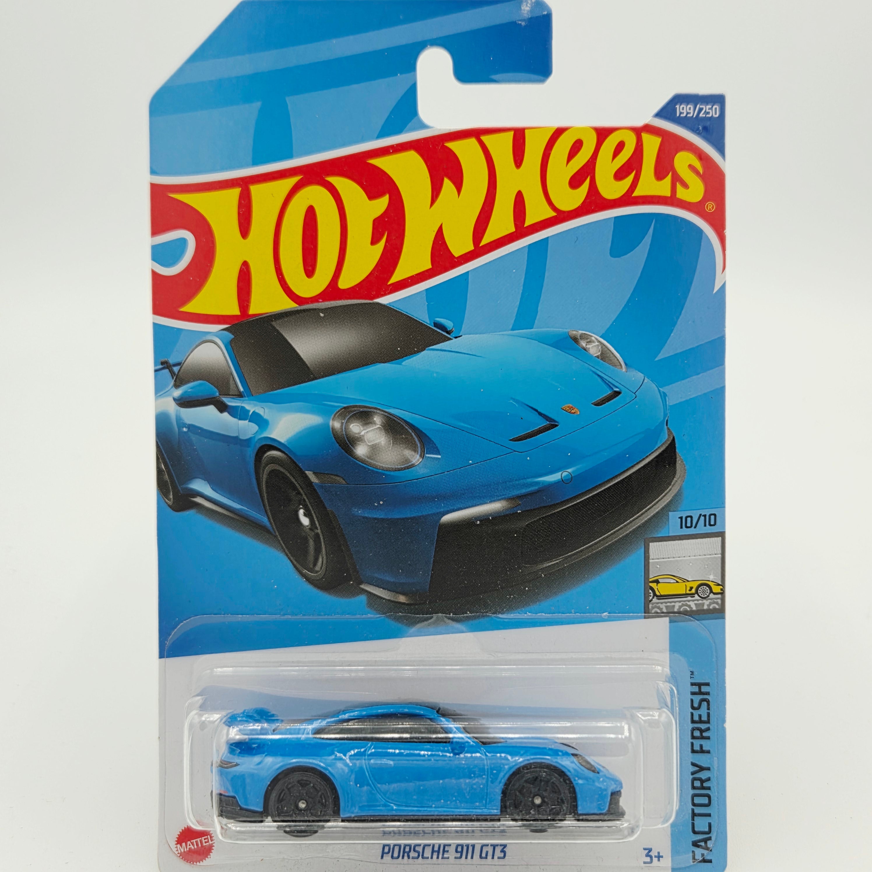 Hot Wheels Porsche 911 GT3 (2022 HW Basic - Factory Fresh)