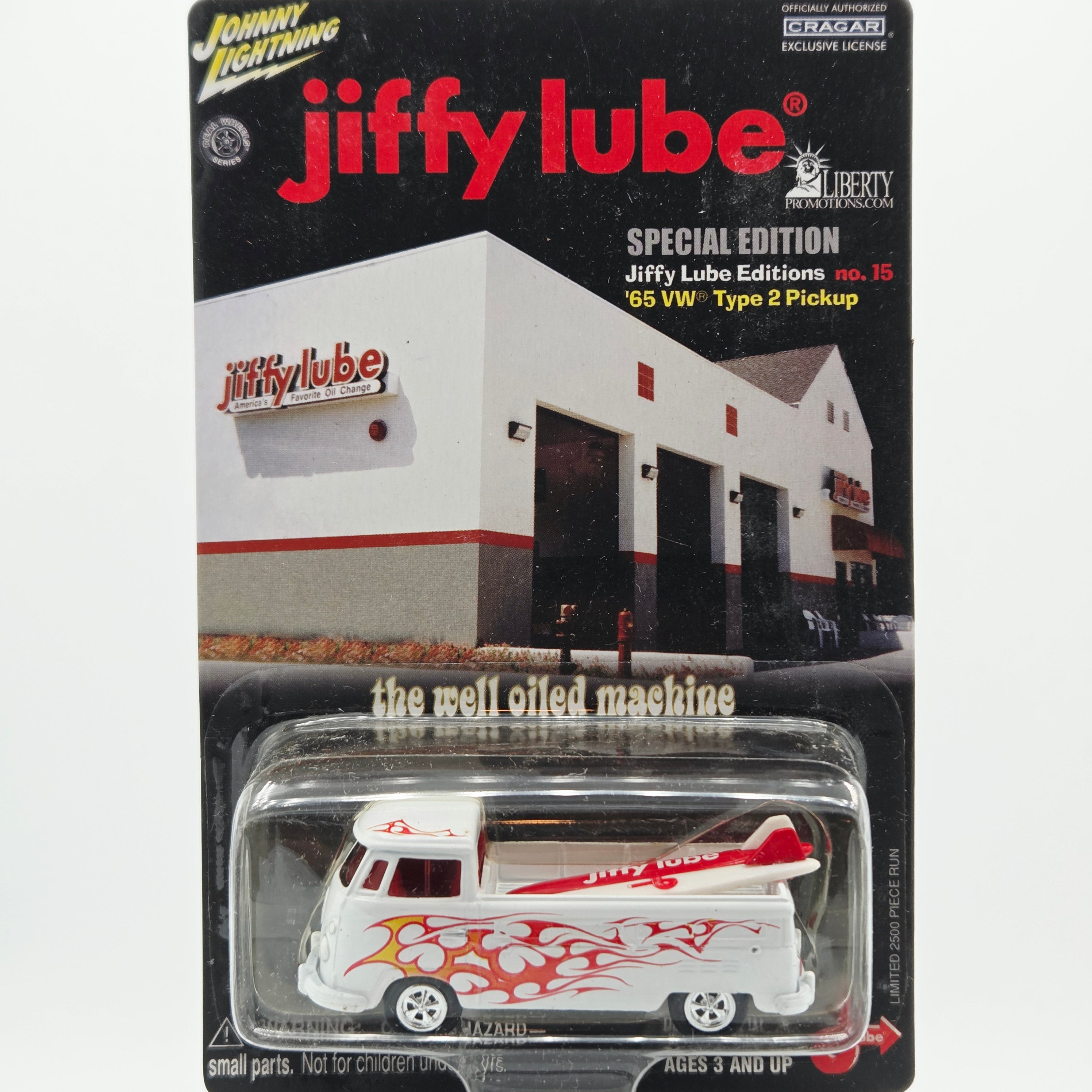 Johnny Lightning '65 Volkswagen T2 Pickup - Jiffy Lube (2003 Liberty Promotions Edition #2)