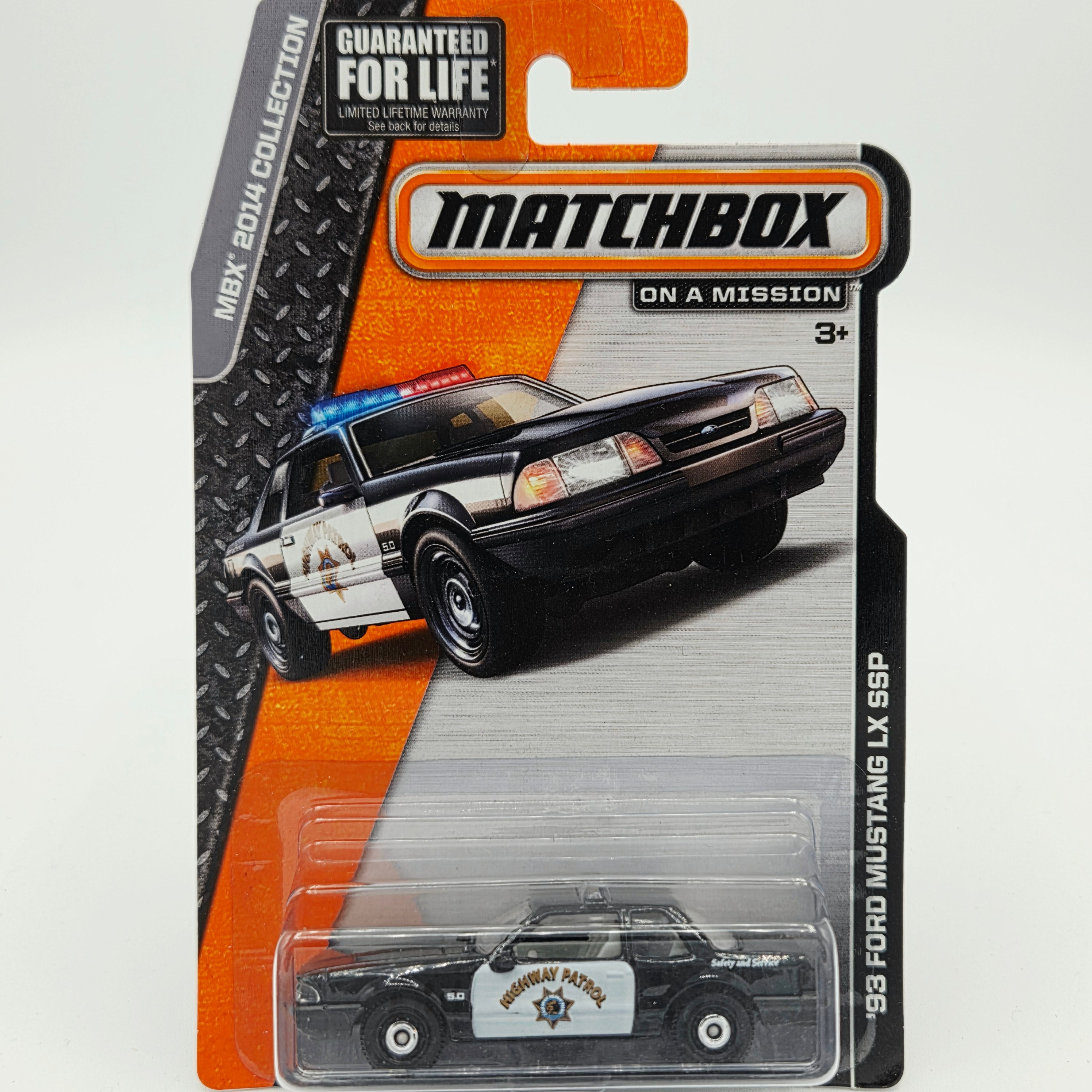Matchbox '93 Ford Mustang LX SSP "Highway Patrol" (2014 MBX Basic)