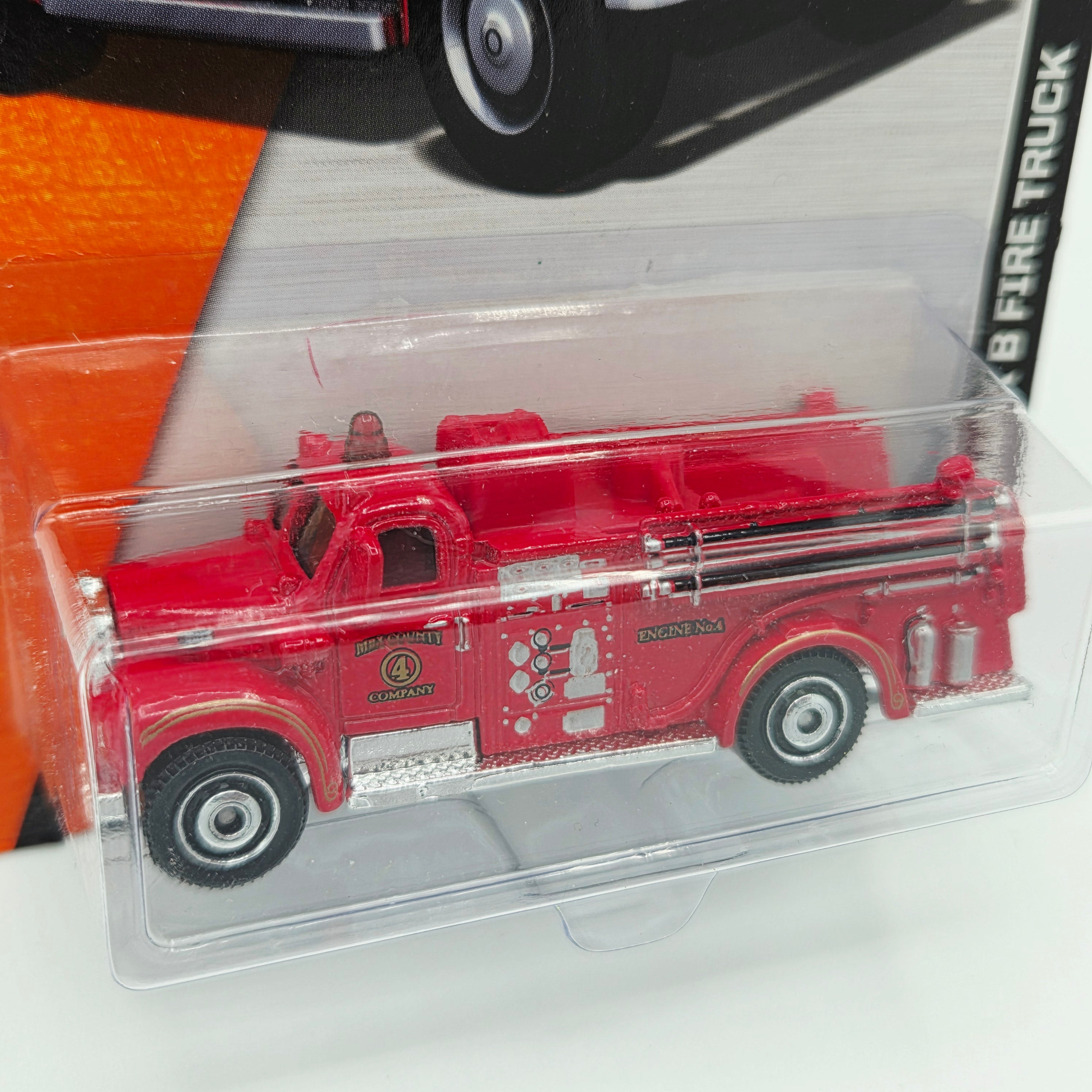 Matchbox '63 Mack B Model Fire Engine (2014 MBX Basic - Heroic Rescue)