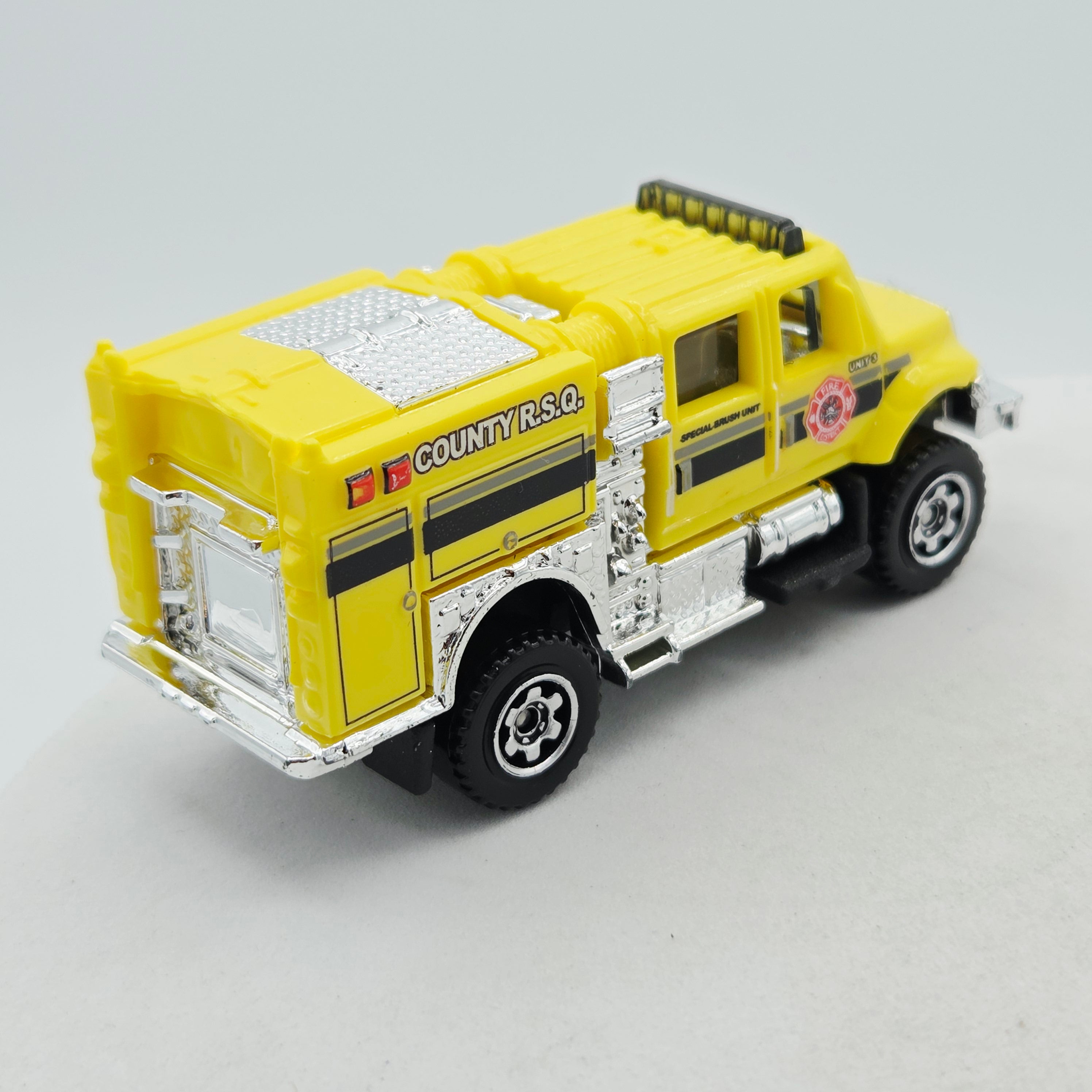 Matchbox International Workstar Brush Fire Truck, loose (2014 MBX Basic - Heroic Rescue)