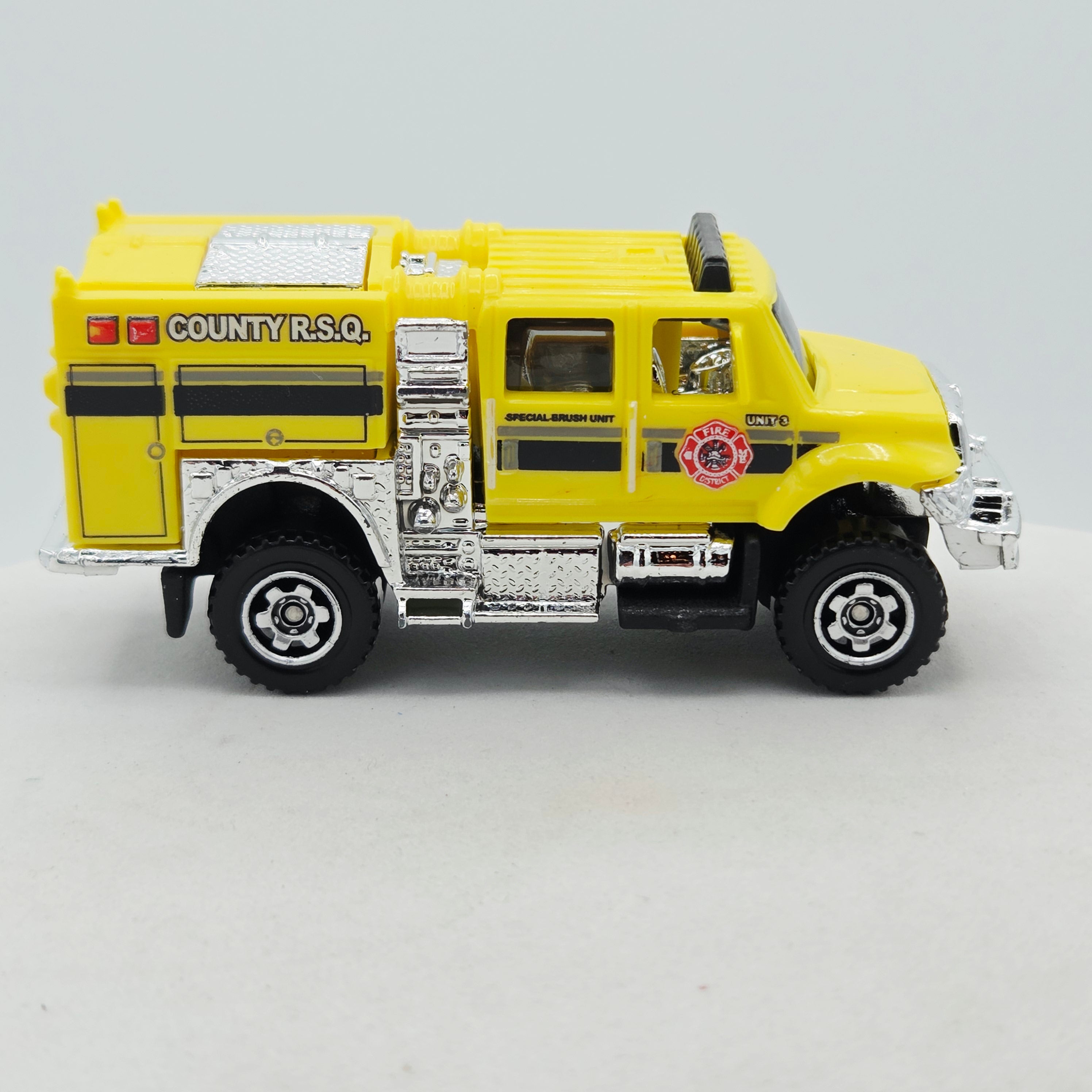 Matchbox International Workstar Brush Fire Truck, loose (2014 MBX Basic - Heroic Rescue)