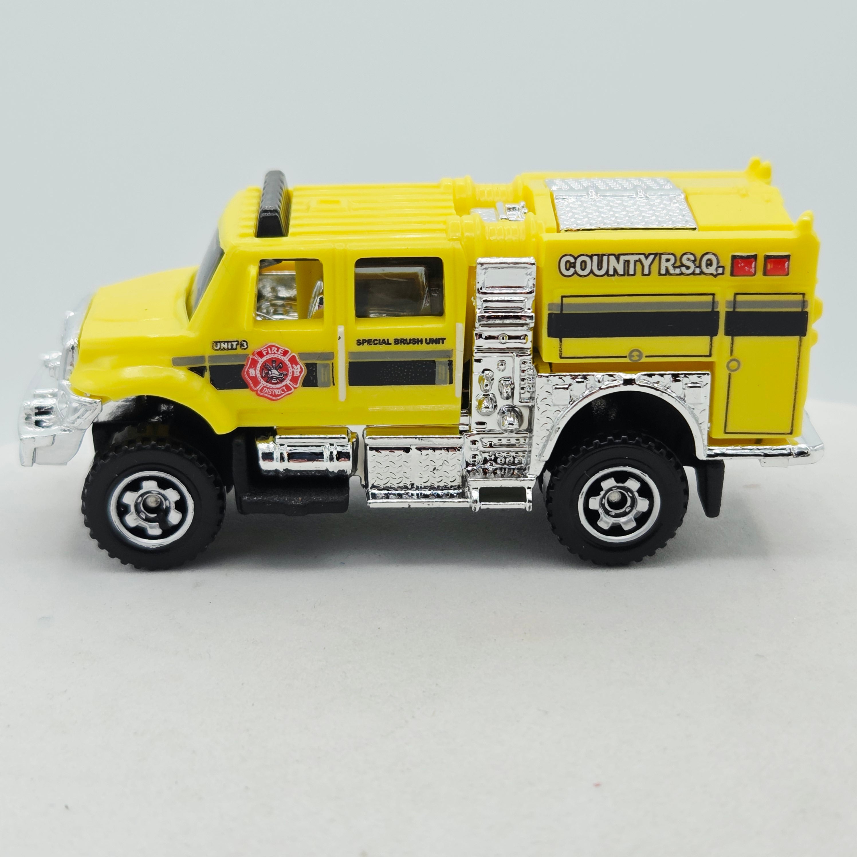 Matchbox International Workstar Brush Fire Truck, loose (2014 MBX Basic - Heroic Rescue)