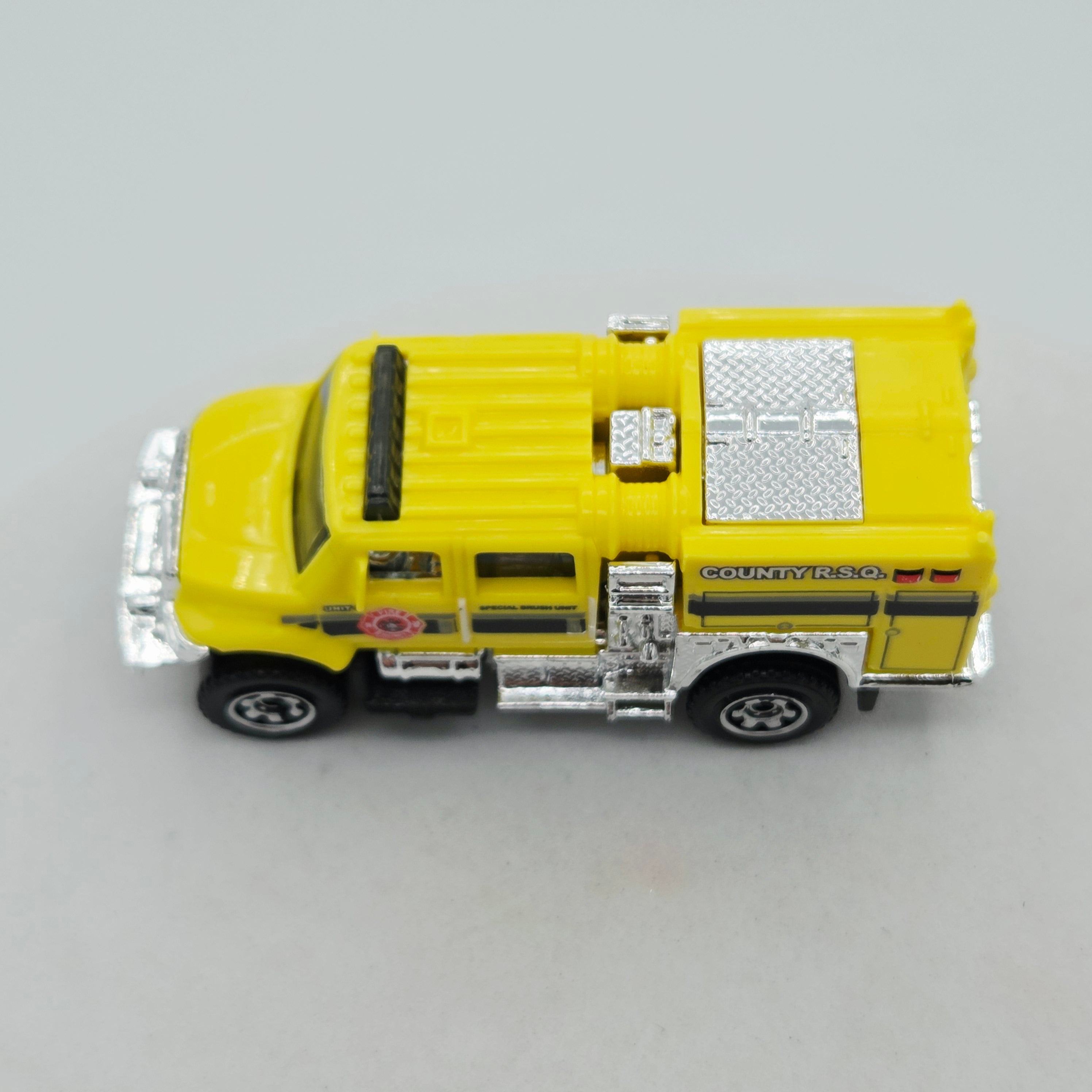 Matchbox International Workstar Brush Fire Truck, loose (2014 MBX Basic - Heroic Rescue)