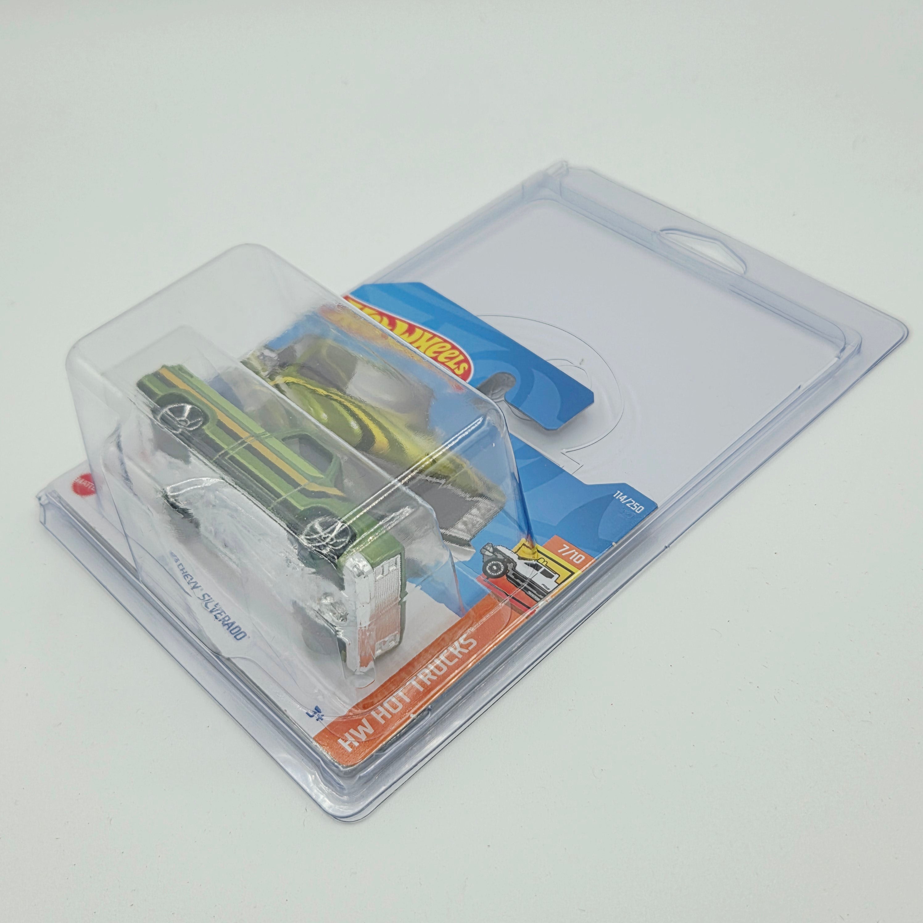 Hot Wheels '83 Chevy Silverado - Short Card (2022 HW Basic - Hot Trucks)