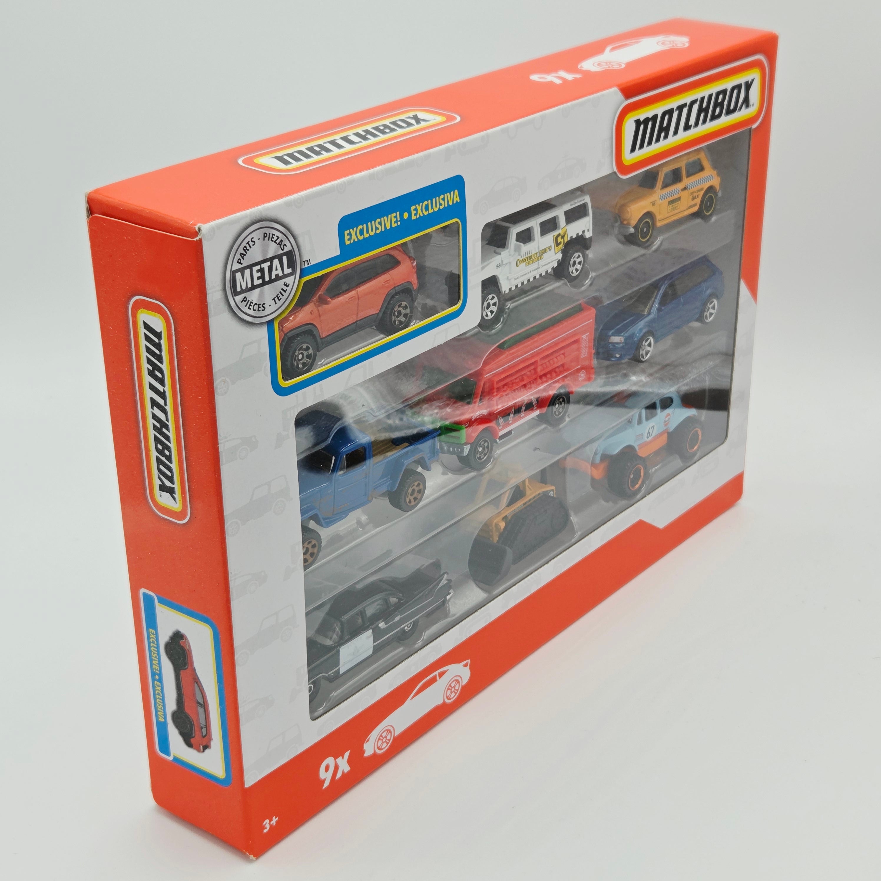 Matchbox 9 Pack - Exclusive Jeep Cherokee Trailhawk (2019 Multipack)