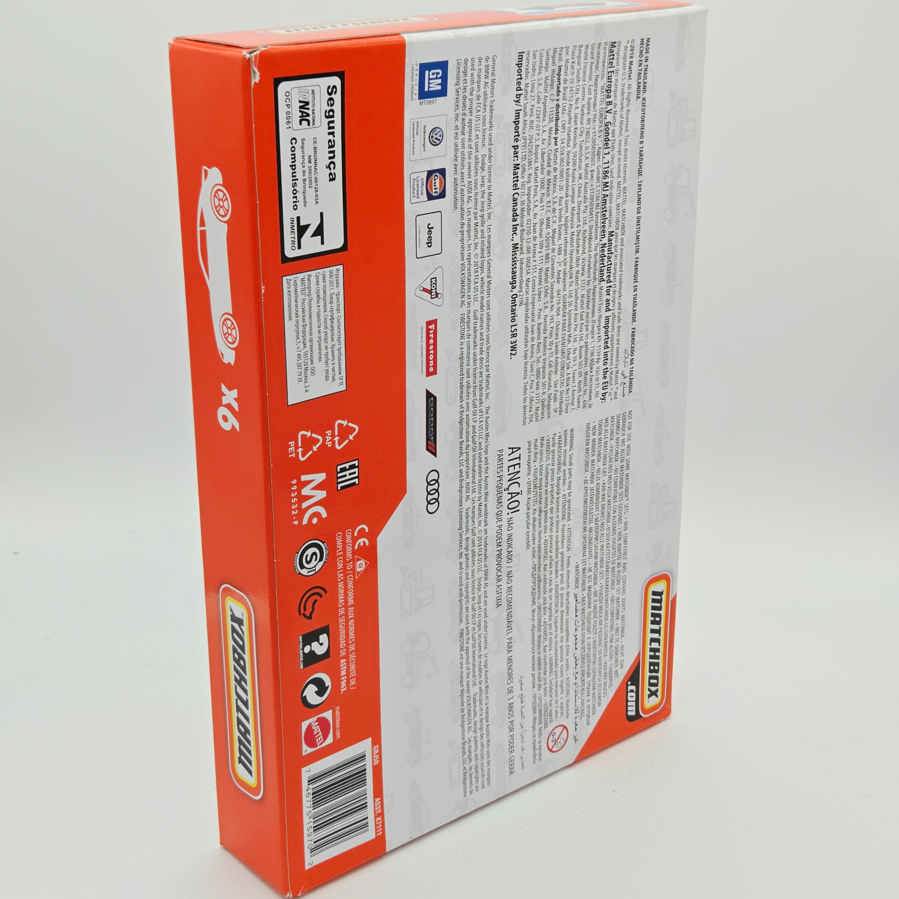 Matchbox 9 Pack - Exclusive Jeep Cherokee Trailhawk (2019 Multipack)