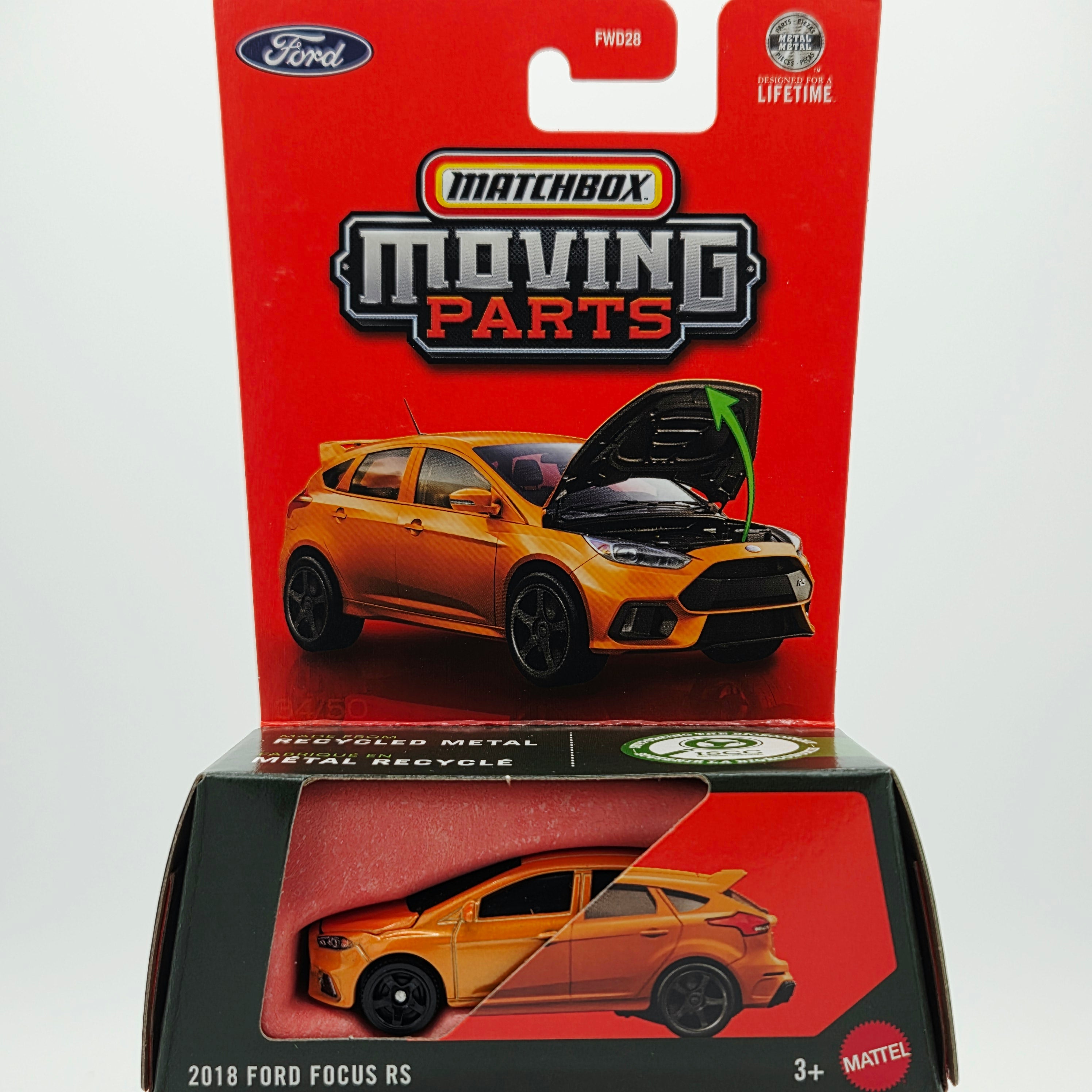 Matchbox '18 Ford Focus RS (2026 Moving Parts Mix 4 M)